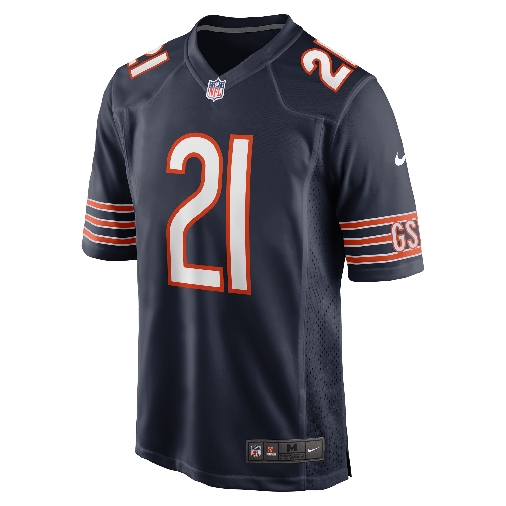 D'Onta Foreman Chicago Bears Nike Game Jersey - Navy - PersonalJerseys