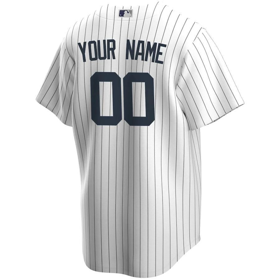 New York Yankees Home 2020 Custom Jersey – White Navy - Friend Lounge Store - Shop for All Things Jerseys Sports - PersonalJerseys