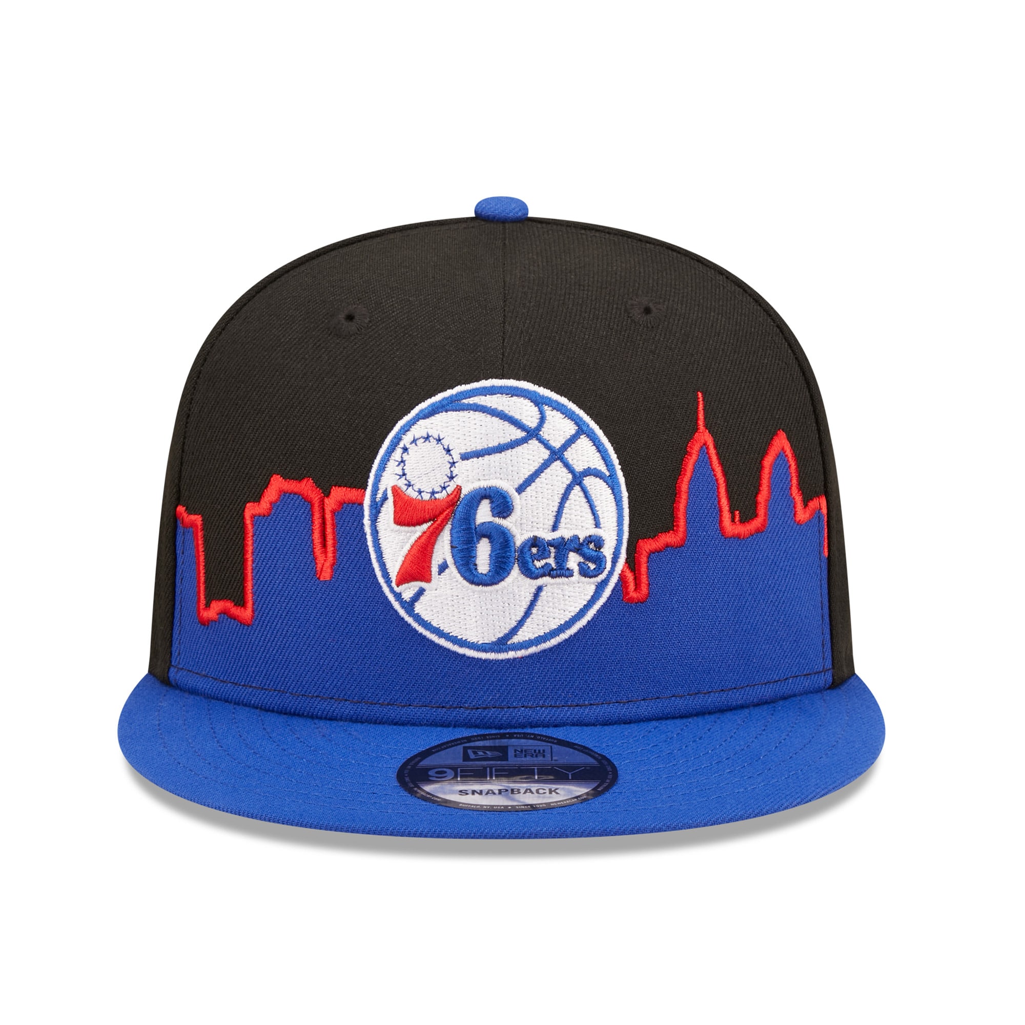 Philadelphia 76ers New Era 2022 Tip-Off 9FIFTY Snapback Hat - Royal/Black - PersonalJerseys