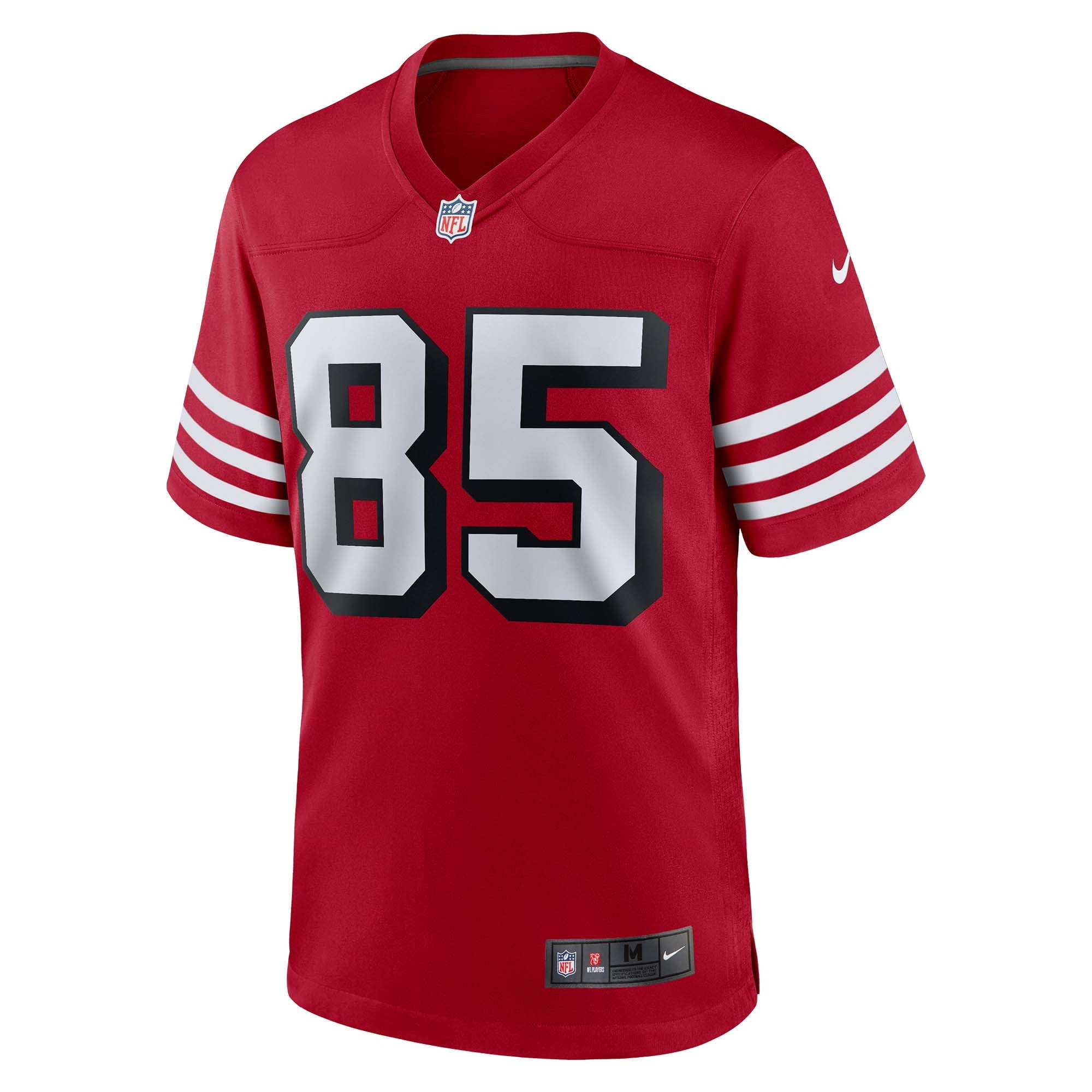 Men's Nike George Kittle Scarlet San Francisco 49ers Alternate Game Jersey - PersonalJerseys
