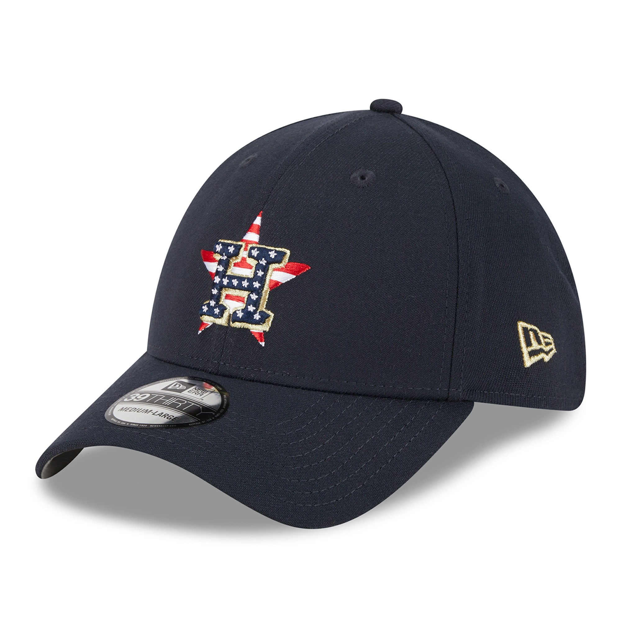 Houston Astros New Era 2023 Fourth of July 39THIRTY Flex Fit Hat - Navy - PersonalJerseys