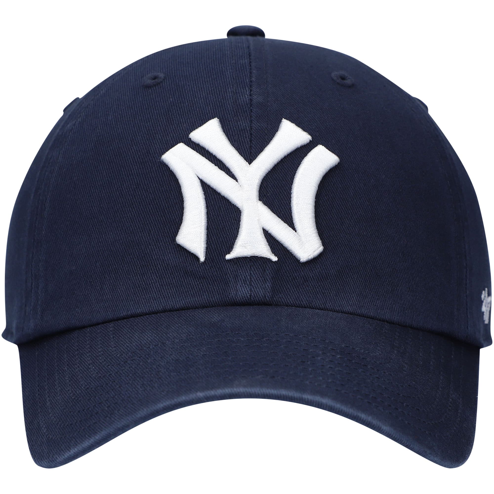 New York Yankees '47 Logo Cooperstown Collection Clean Up Adjustable Hat - Navy - PersonalJerseys
