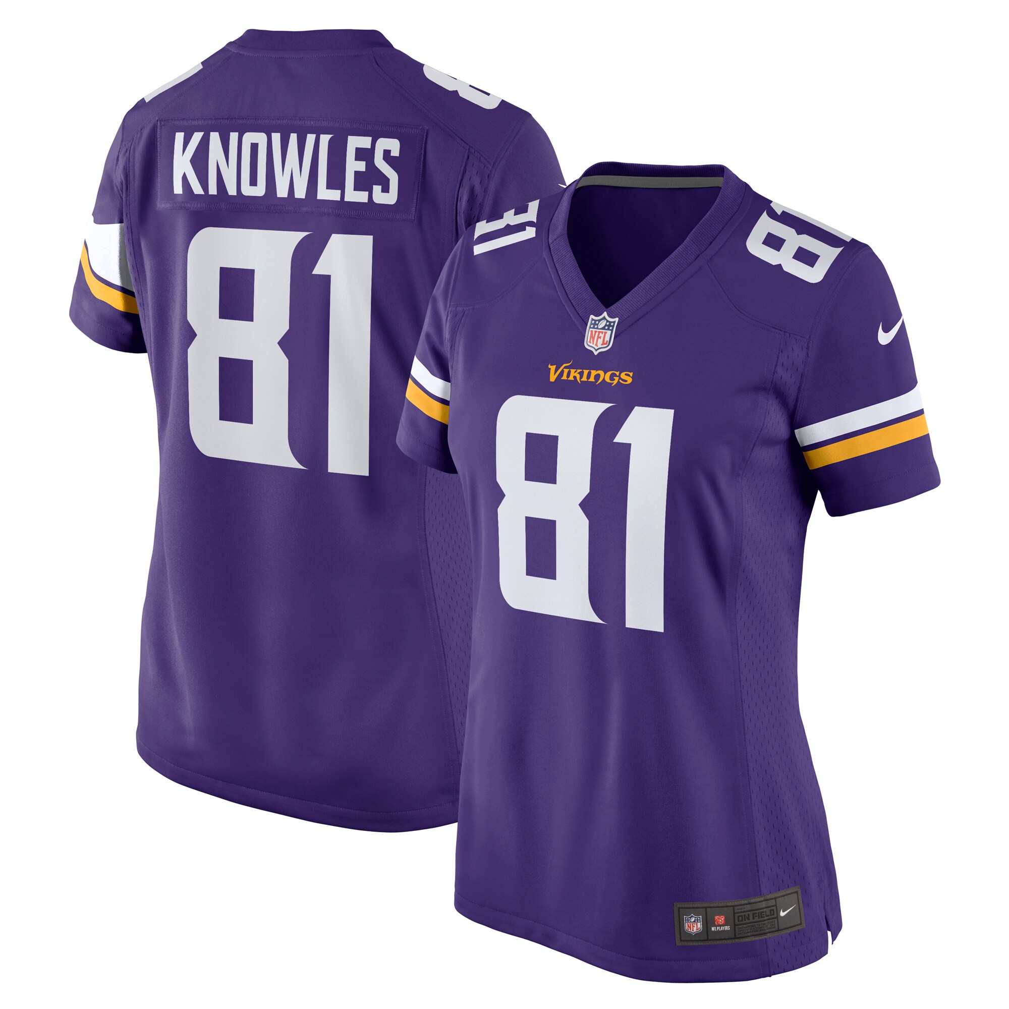 Malik Knowles Minnesota Vikings Nike Women's Team Game Jersey -  Purple - PersonalJerseys