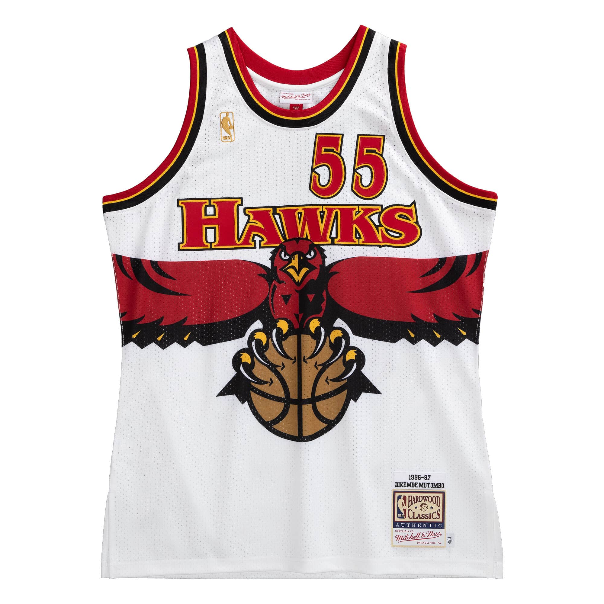 Authentic Dikembe Mutombo Atlanta Hawks 1996-97 Jersey - PersonalJerseys
