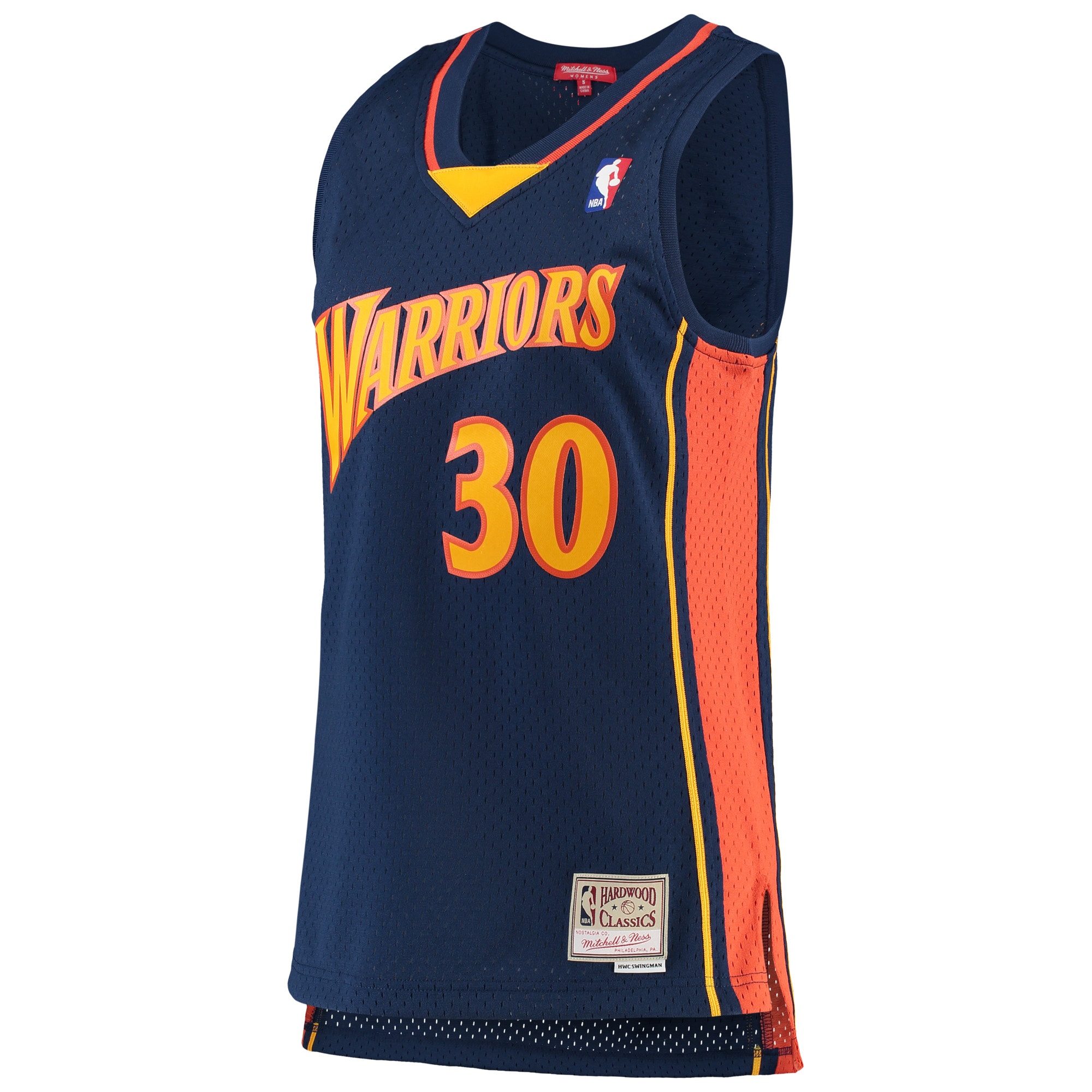 Stephen Curry Golden State Warriors Mitchell & Ness Women's 2009-10 Hardwood Classics Swingman Jersey - Navy - PersonalJerseys