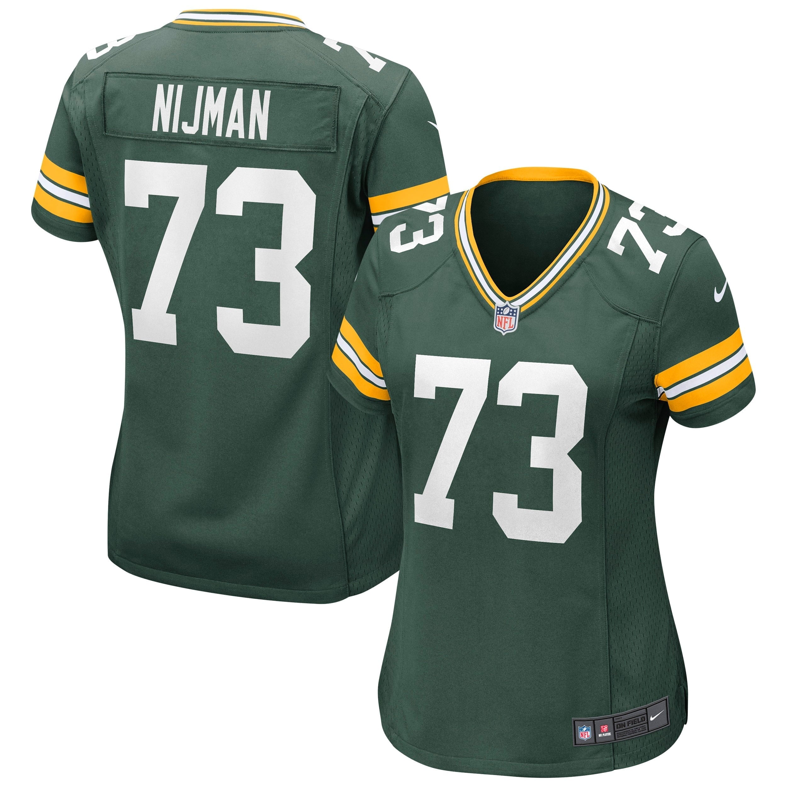 Women's Nike Yosh Nijman Green Green Bay Packers Game Jersey - PersonalJerseys