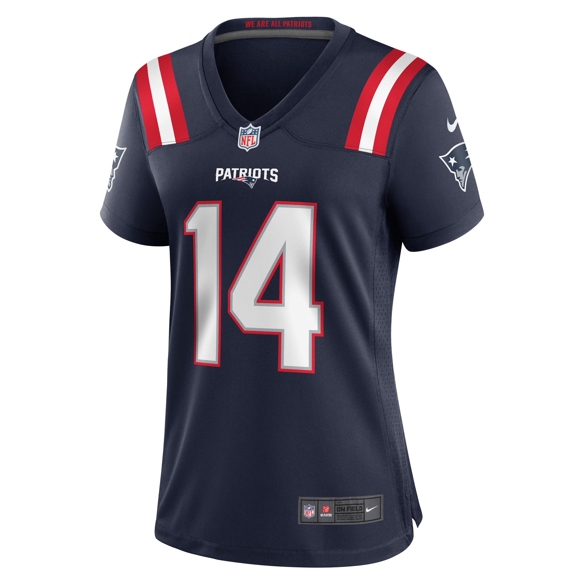 New England Patriots Ty Montgomery Navy Player Game Jersey for Youth Women Men - Friend Lounge Store - Shop for All Things Jerseys Sports - PersonalJerseys