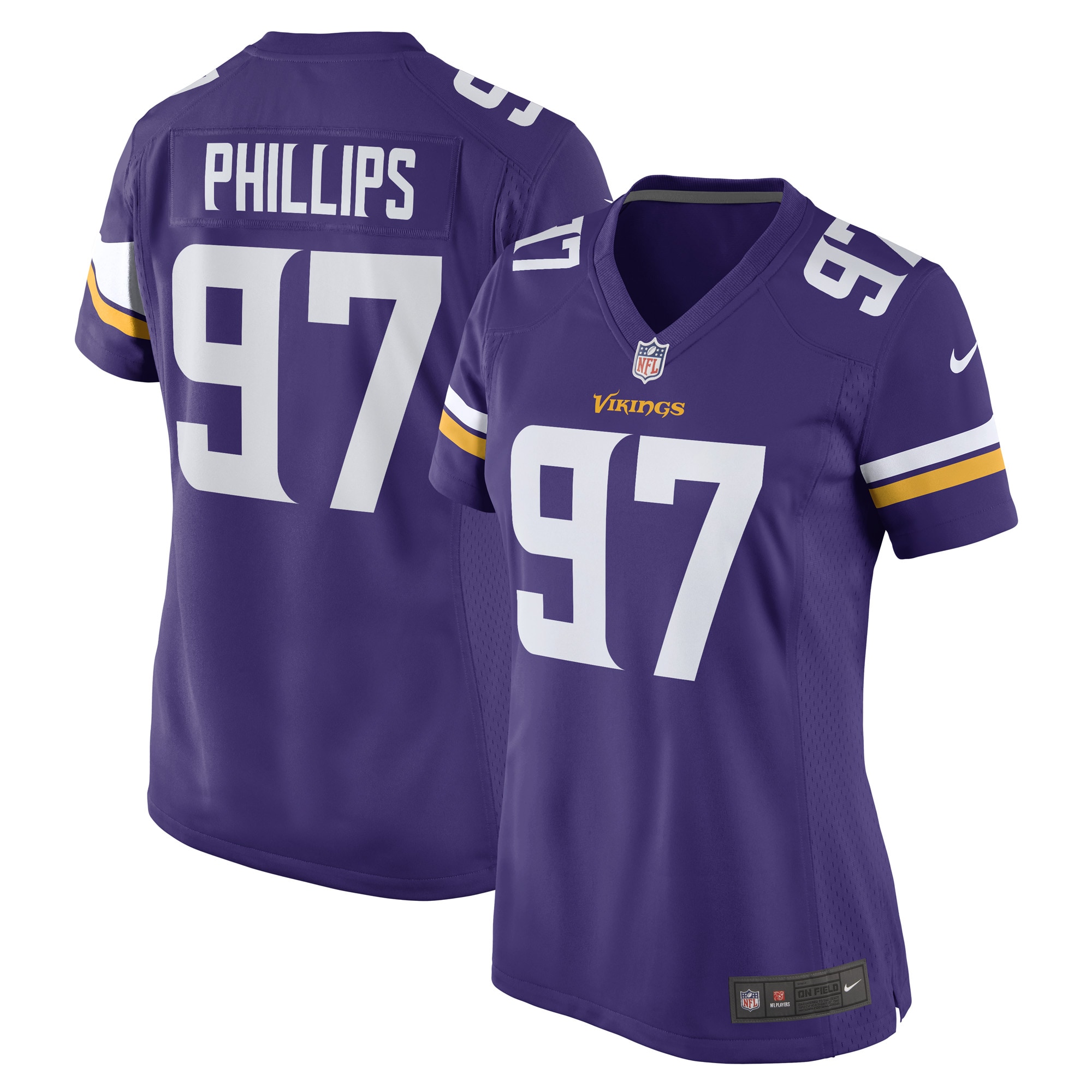 Harrison Phillips Minnesota Vikings Nike Women's Game Player Jersey - Purple - PersonalJerseys