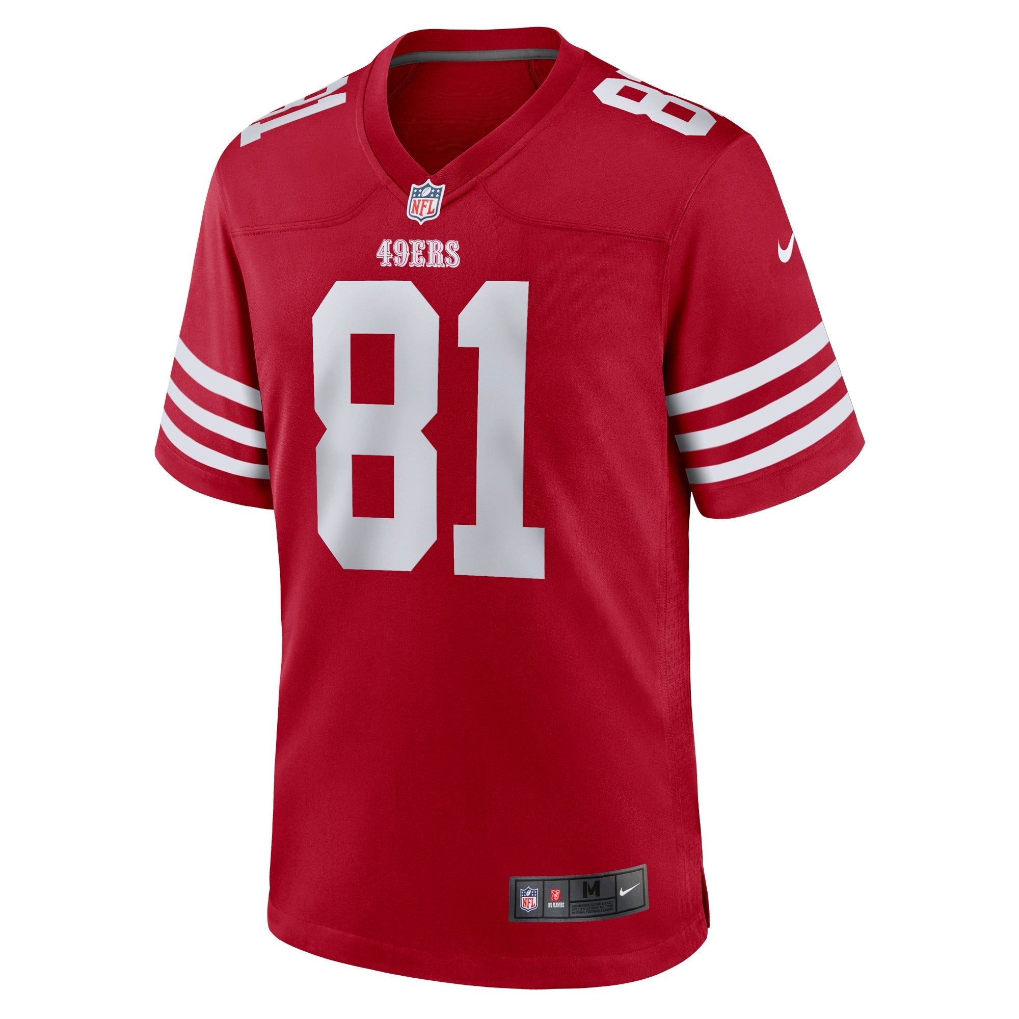 Men's Nike Cameron Latu Scarlet San Francisco 49ers Team Game Jersey - PersonalJerseys