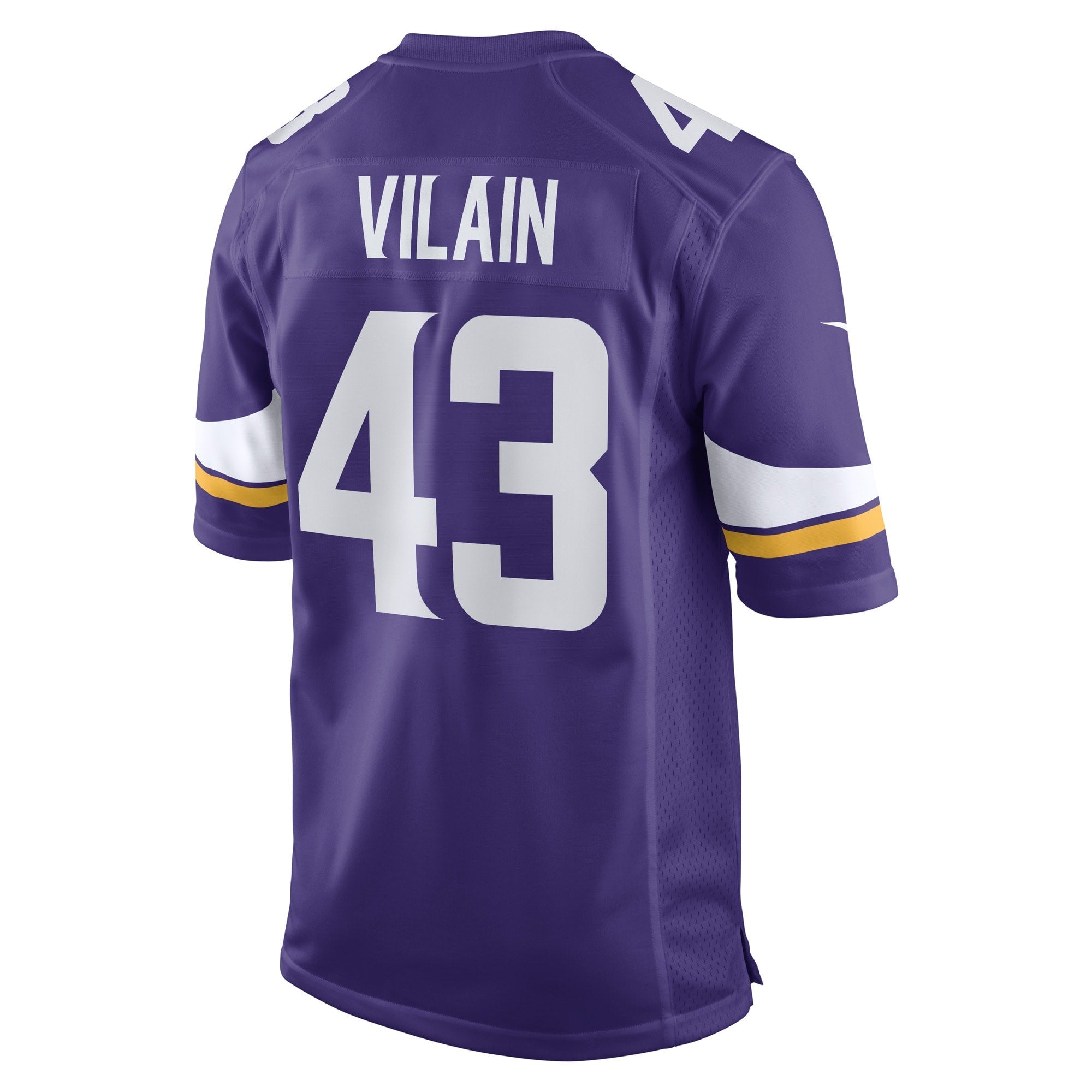 Men's Nike Luiji Vilain Purple Minnesota Vikings Game Player Jersey - PersonalJerseys