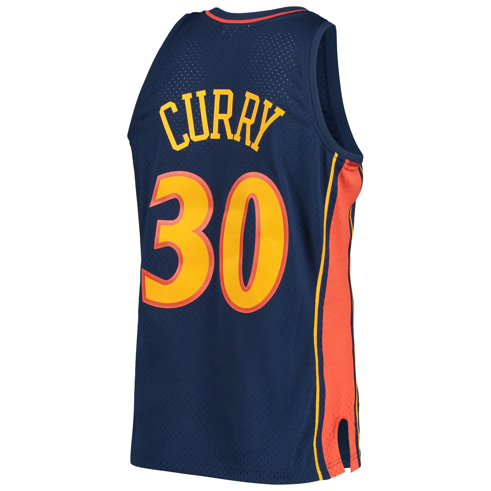Stephen Curry Golden State Warriors Mitchell & Ness Hardwood Classics Swingman Jersey - Navy - PersonalJerseys