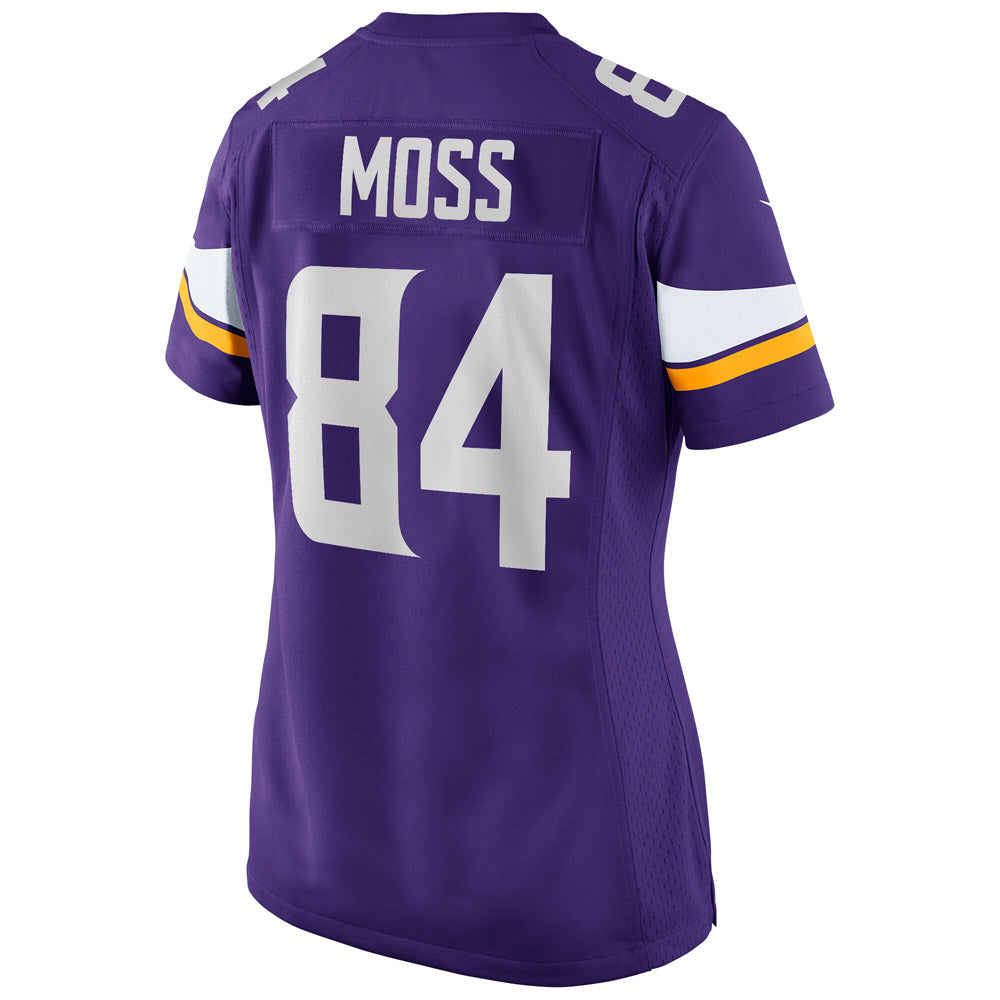 Women's Minnesota Vikings Randy Moss Game Retired Player Jersey Purple - Sports Wear Jersey - PersonalJerseys