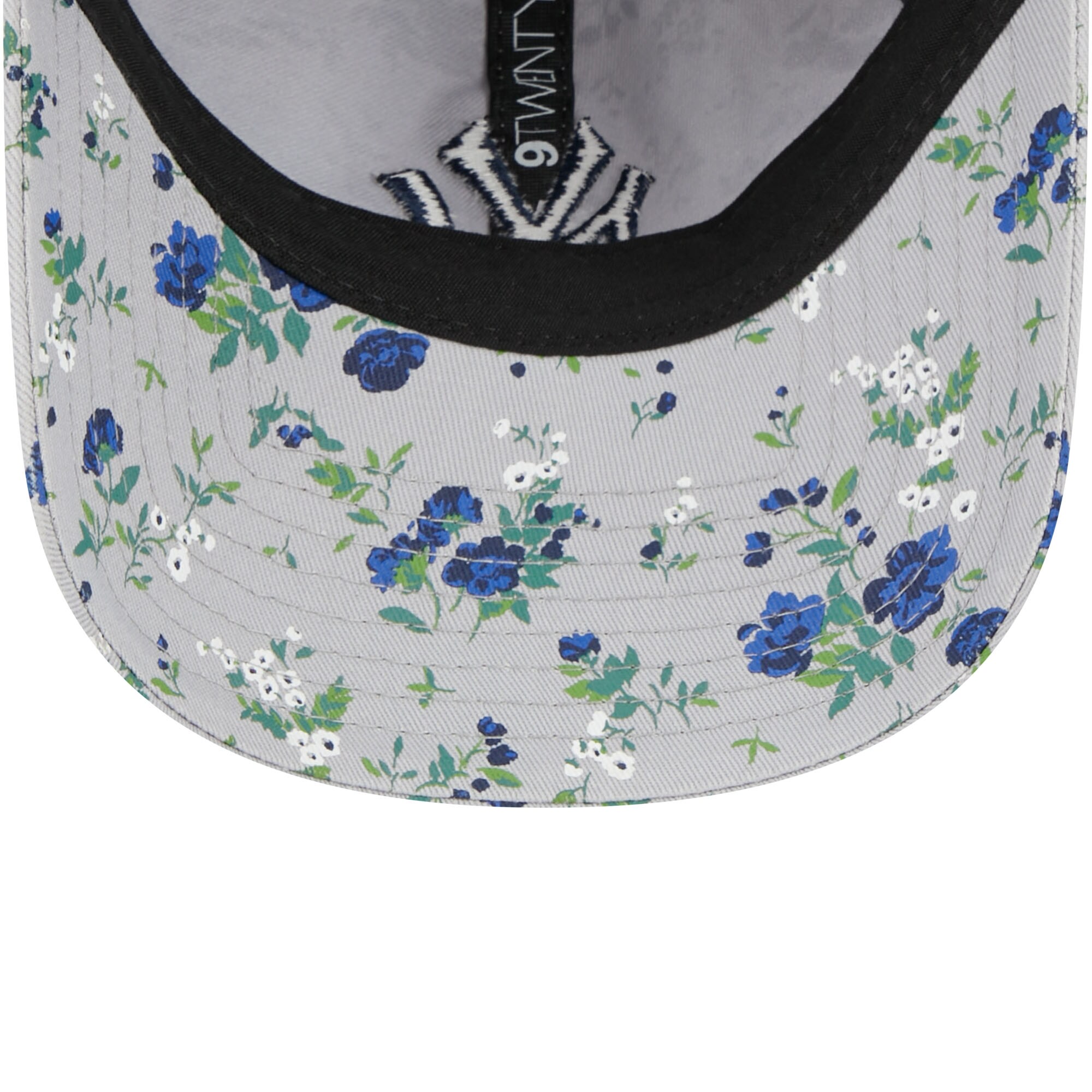 New York Yankees New Era Women's Bouquet 9TWENTY Adjustable Hat - Gray - PersonalJerseys
