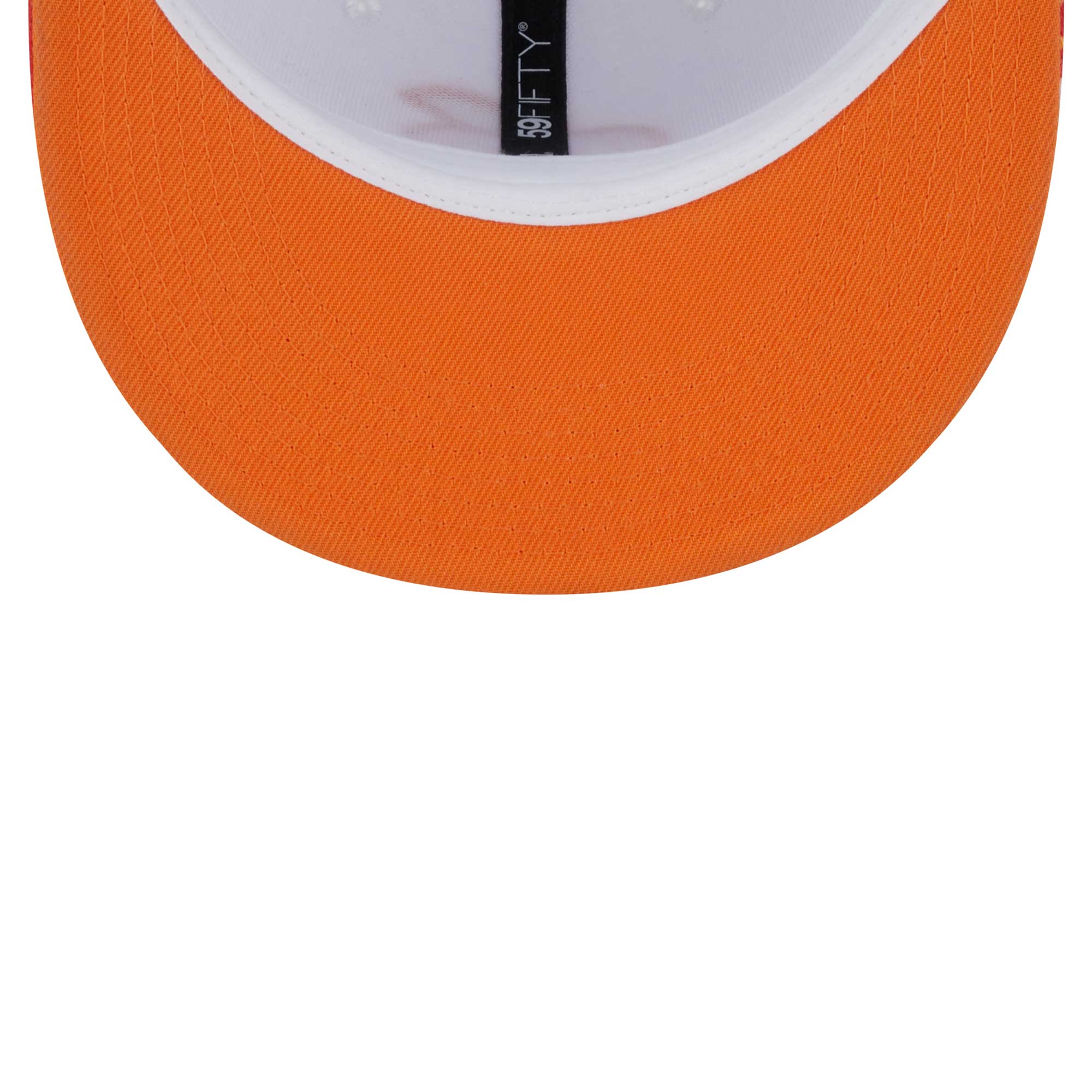New York Yankees New Era Flamingo 59FIFTY Fitted Hat - White/Orange - PersonalJerseys