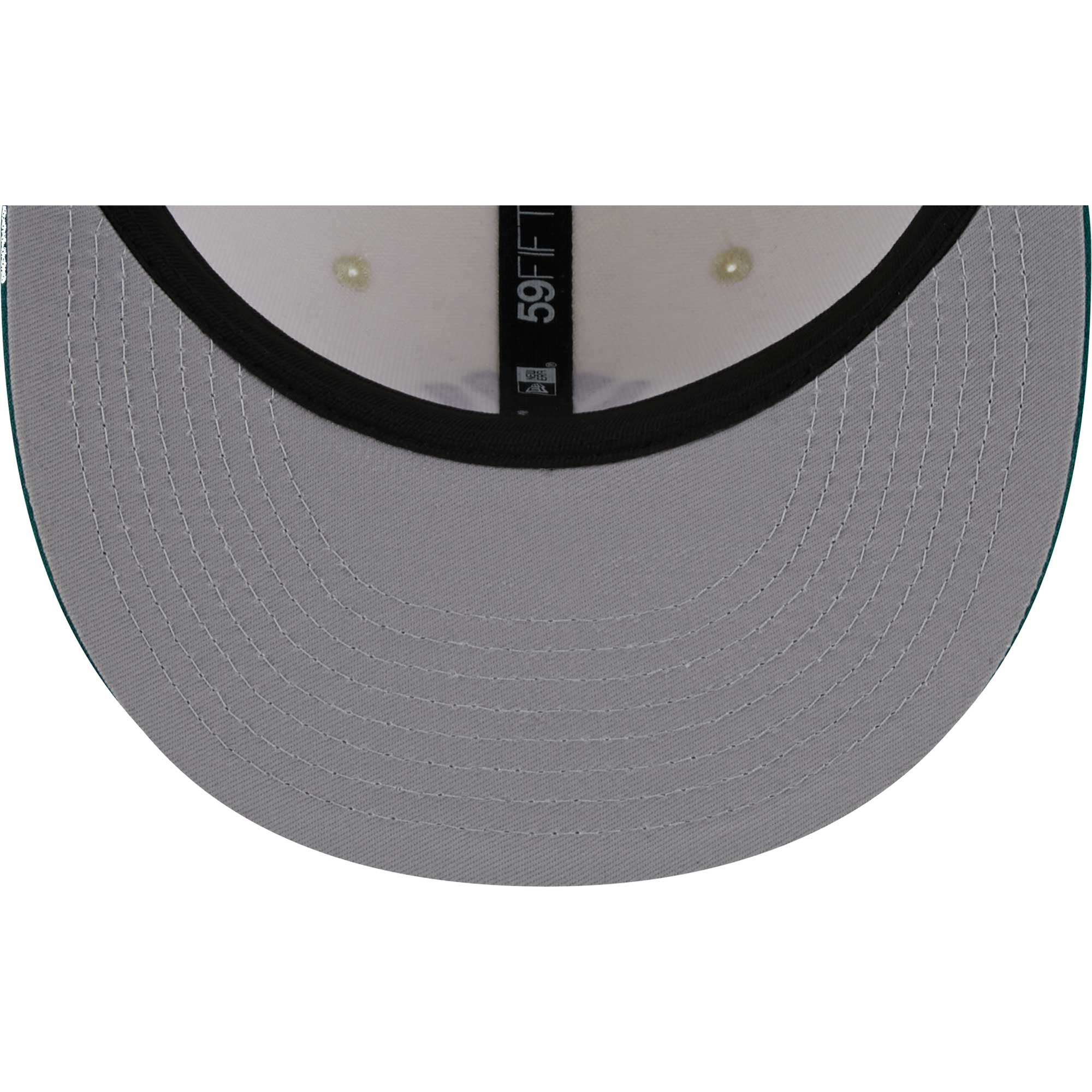 New York Yankees New Era Cooperstown Collection Camp 59FIFTY Fitted Hat - White - PersonalJerseys