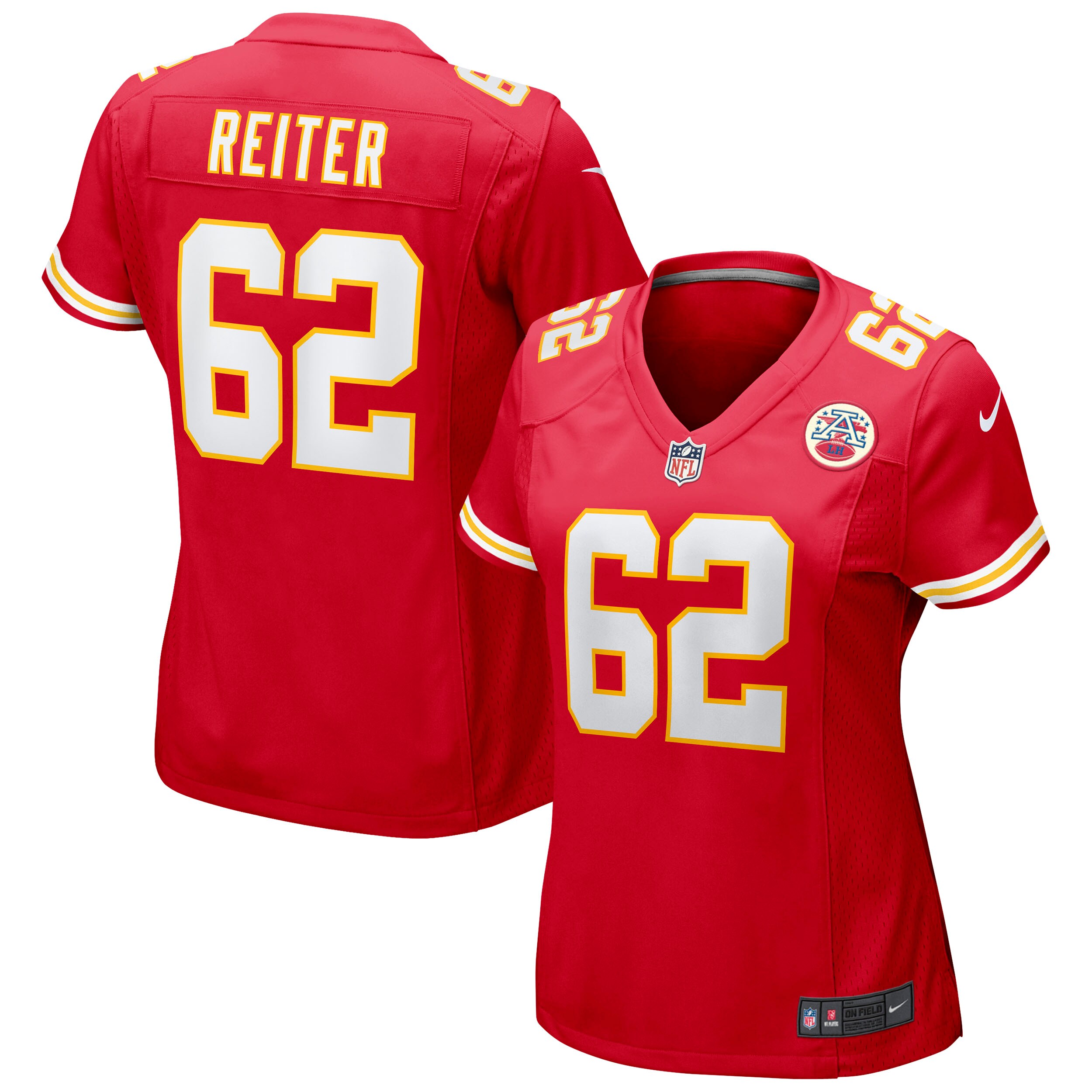 Austin Reiter Kansas City Chiefs Nike Women's Game Jersey - Red - PersonalJerseys
