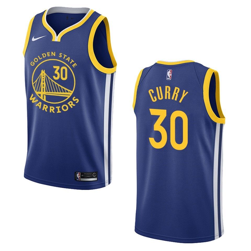 Men's 2019-20 Golden State Warriors #30 Stephen Curry Icon Swingman Jersey - Royal - Friend Lounge Store - Shop for All Things Jerseys Sports - PersonalJerseys