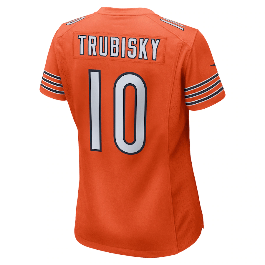 Mitchell Trubisky Chicago Bears Women's Orange Alternate Game Jersey - Friend Lounge Store - Shop for All Things Jerseys Sports - PersonalJerseys