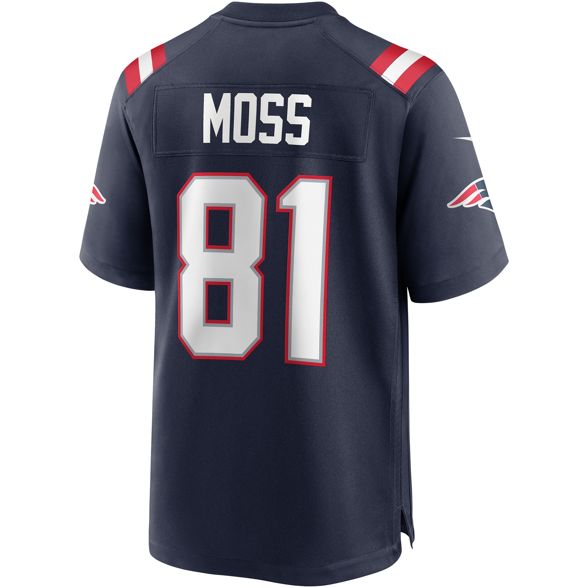 New England Patriots Randy Moss Navy Game Retired Player Jersey for Youth Women Men - Friend Lounge Store - Shop for All Things Jerseys Sports - PersonalJerseys