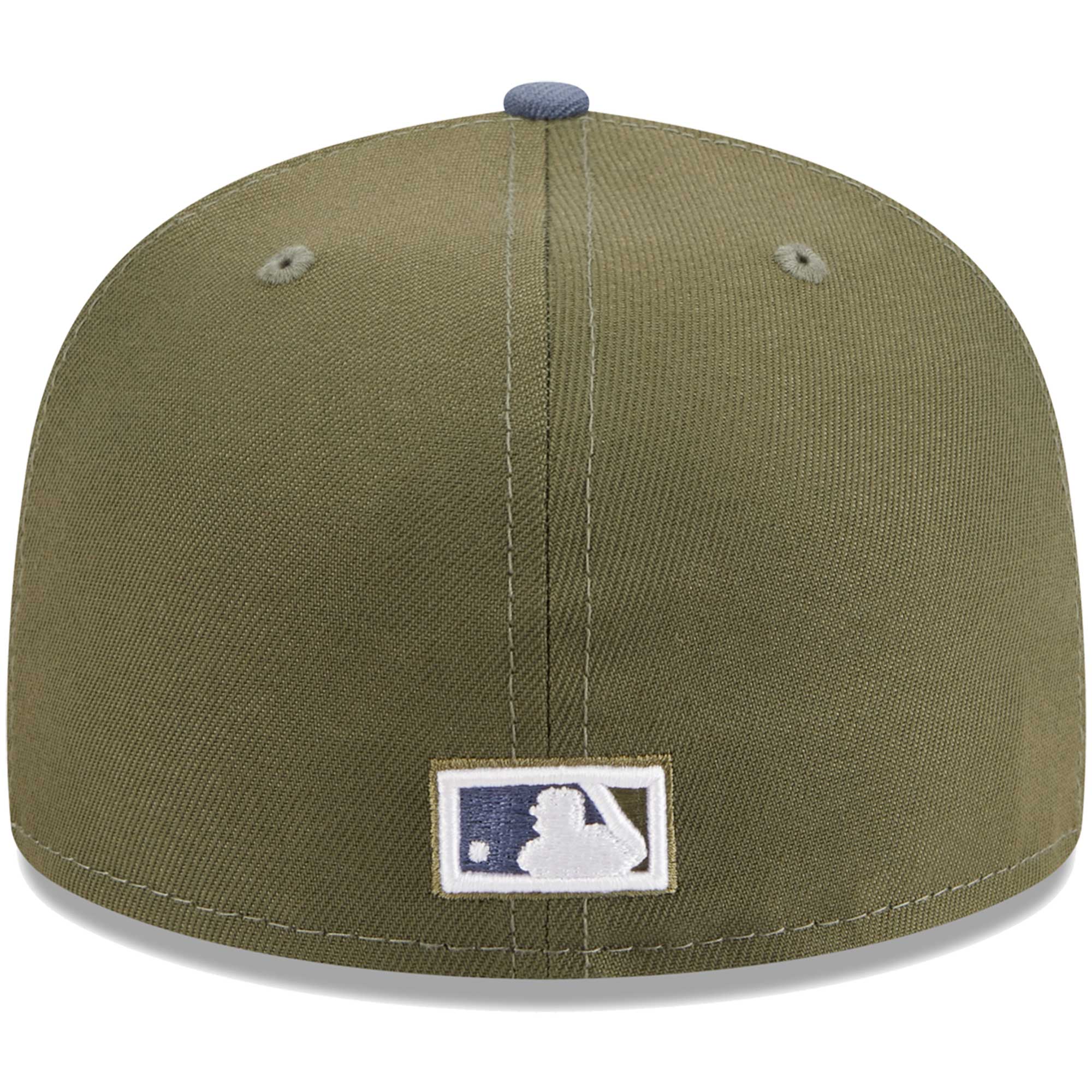 Detroit Tigers New Era 59FIFTY Fitted Hat - Olive/Blue - PersonalJerseys