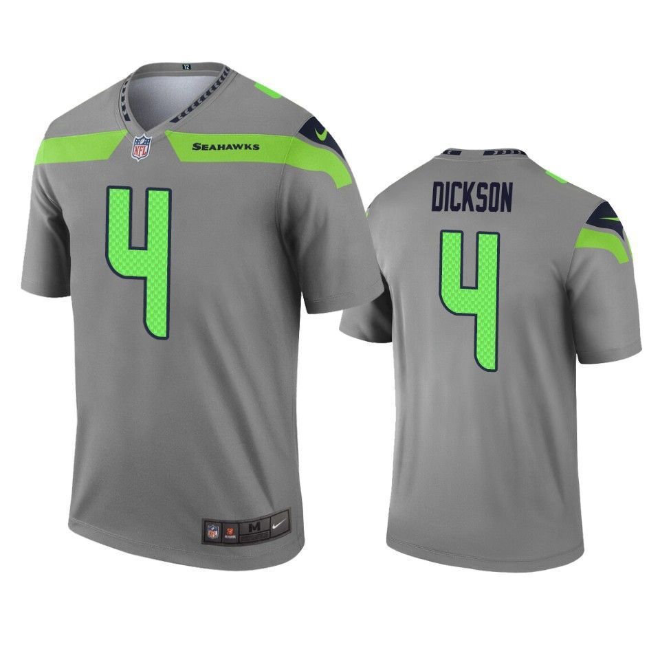 Seattle Seahawks Michael Dickson Gray Inverted Legend Jersey - Friend Lounge Store - Shop for All Things Jerseys Sports - PersonalJerseys