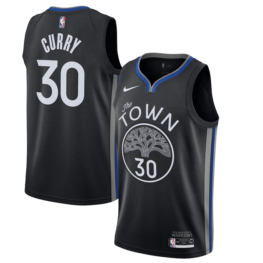 Stephen Curry Golden State Warriors 201920 Finished Swingman Jersey Black - City Edition - Friend Lounge Store - Shop for All Things Jerseys Sports - PersonalJerseys