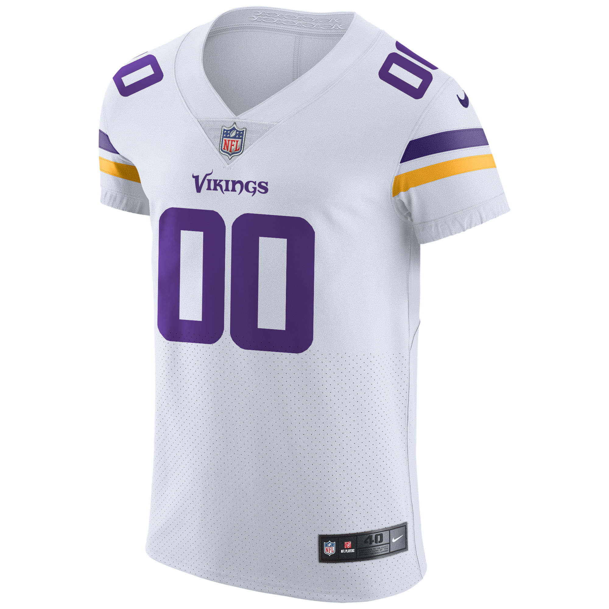 Minnesota Vikings Nike Vapor Untouchable Elite Custom Jersey - White - PersonalJerseys