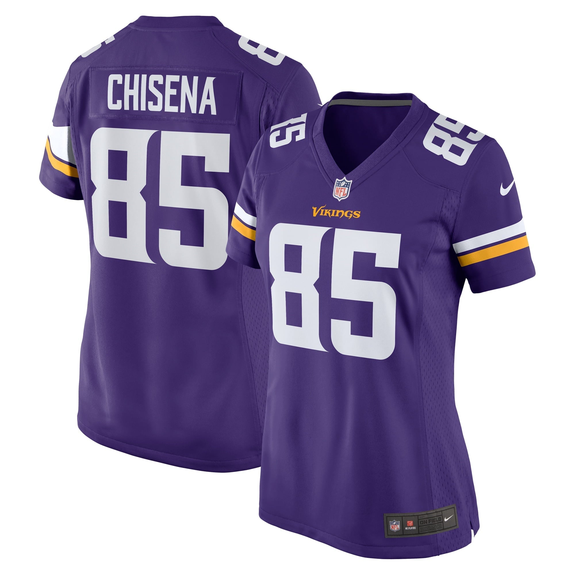Women's Nike Dan Chisena Purple Minnesota Vikings Game Jersey - PersonalJerseys