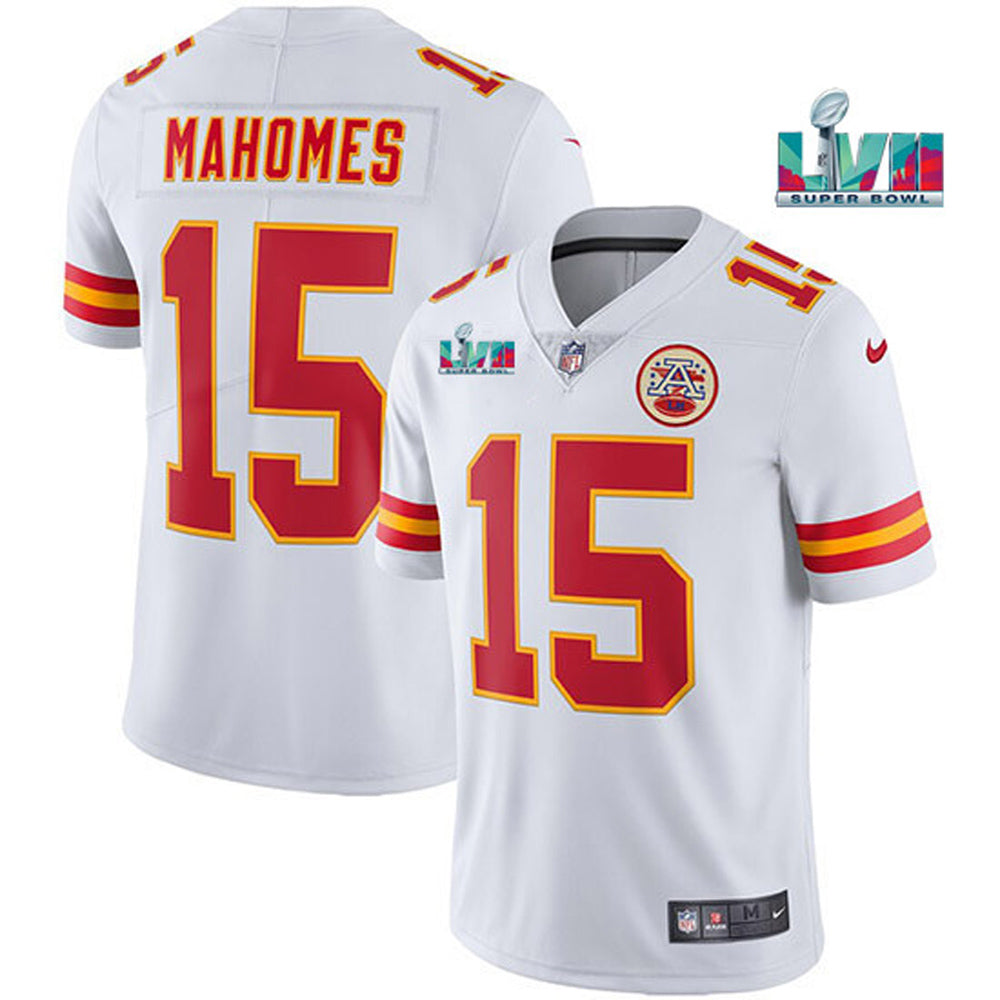 Men's Kansas City Chiefs Patrick Mahomes Super Bowl 57 Game Vapor Jersey White - PersonalJerseys
