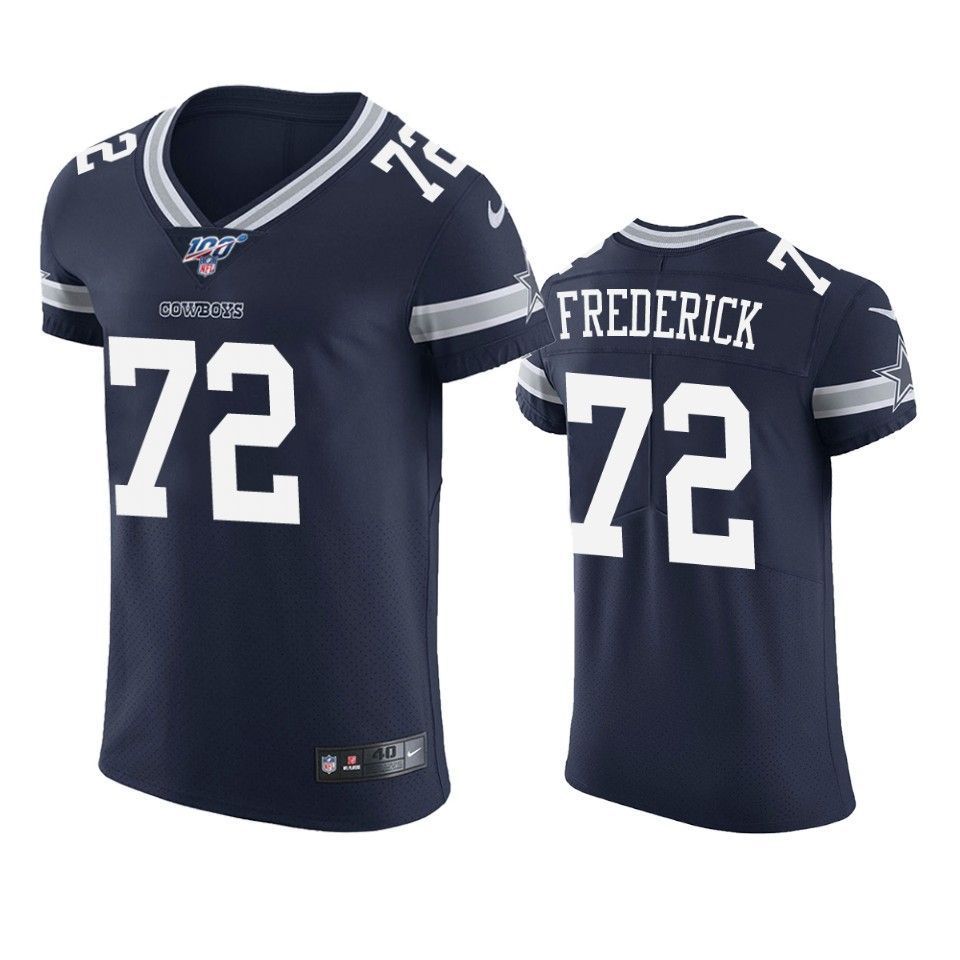 Dallas Cowboys Travis Frederick Navy 100th Season Vapor Elite Jersey - Friend Lounge Store - Shop for All Things Jerseys Sports - PersonalJerseys
