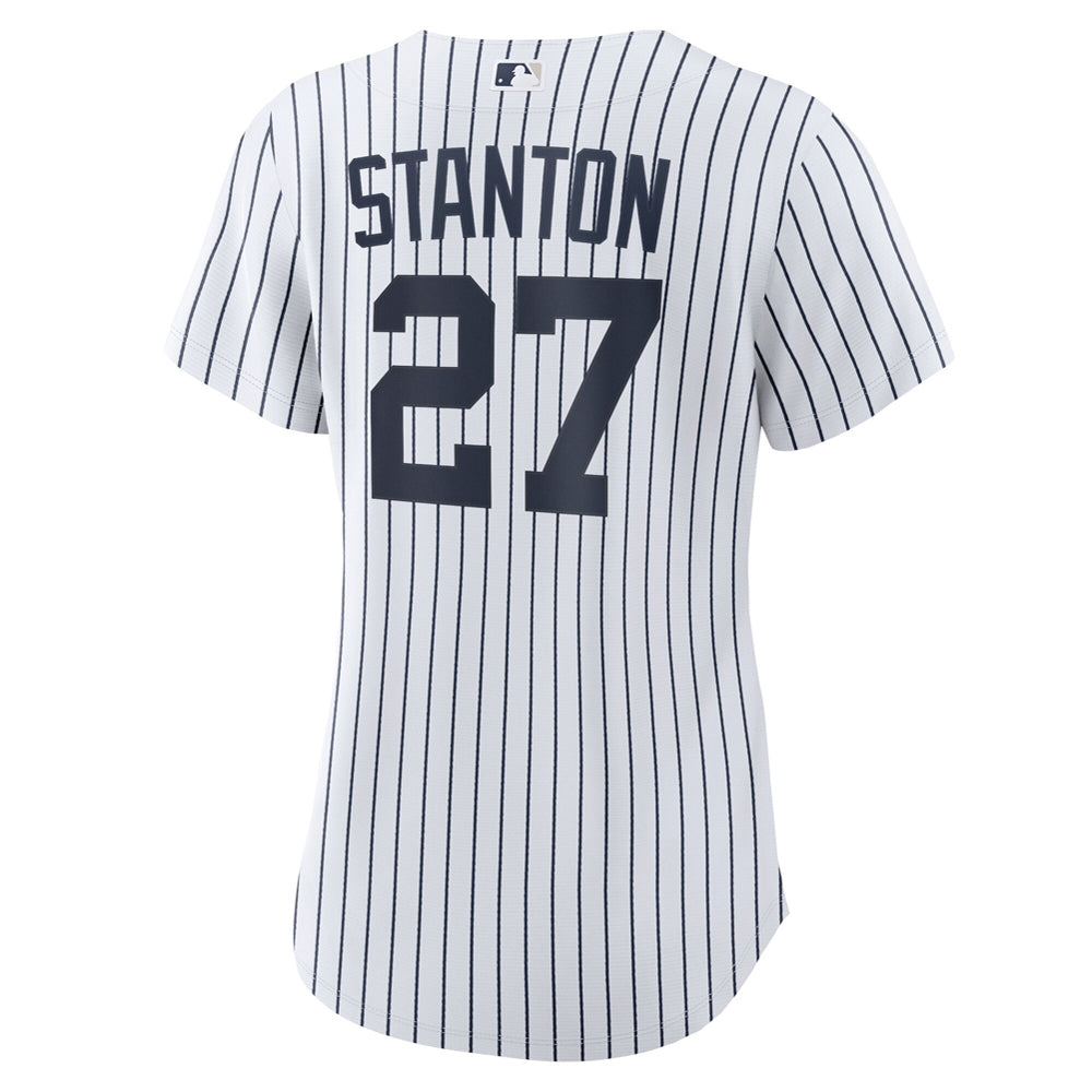 Women's New York Yankees Giancarlo Stanton Home Player Jersey - White - PersonalJerseys
