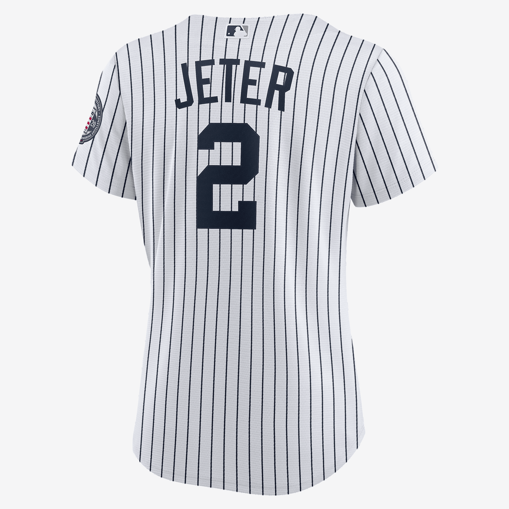 MLB New York Yankees 2020 Hall of Fame Induction (Derek Jeter) Women's Replica Baseball Jersey - White - PersonalJerseys