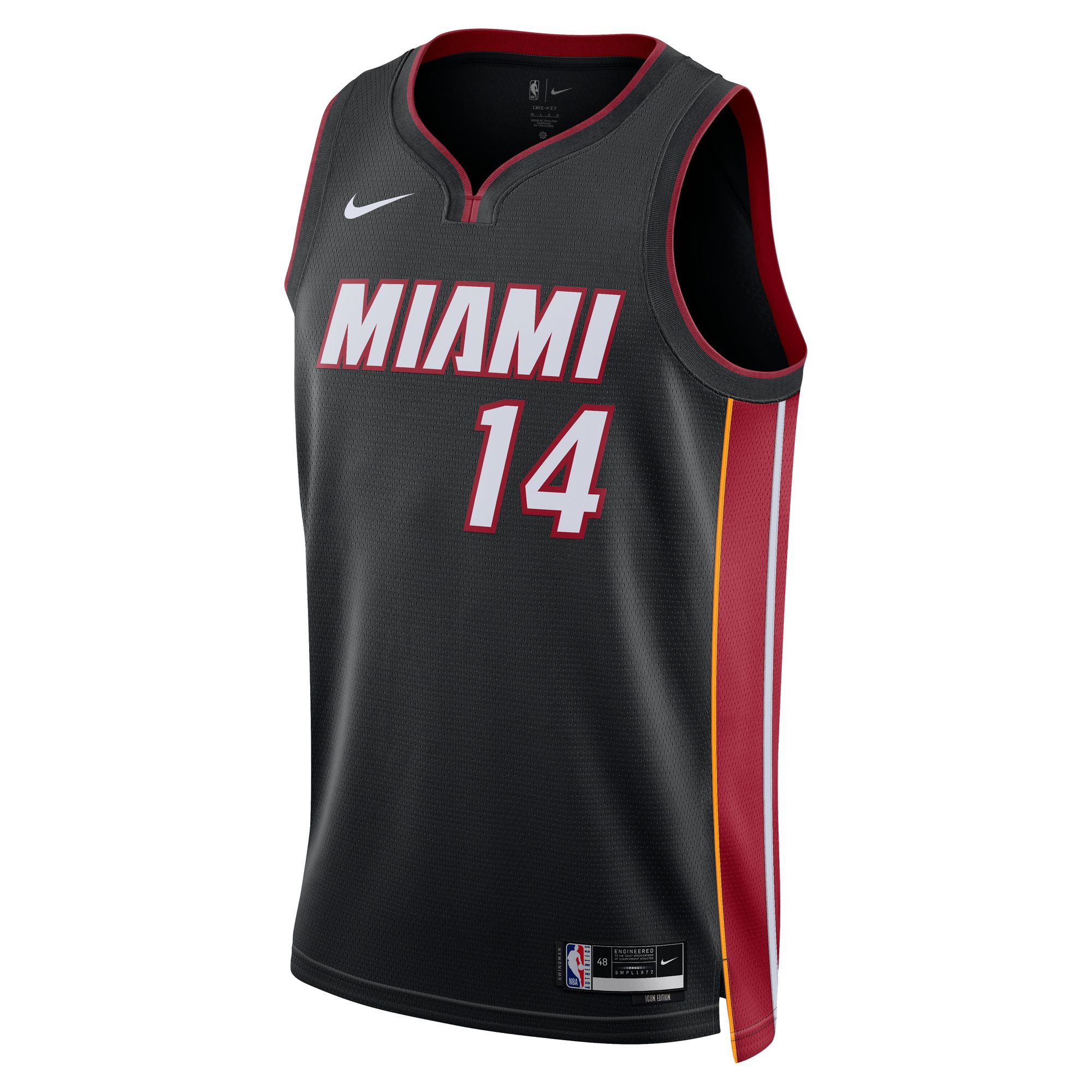 Tyler Herro Miami Heat Nike Unisex Swingman Jersey - Association Edition - Black - PersonalJerseys
