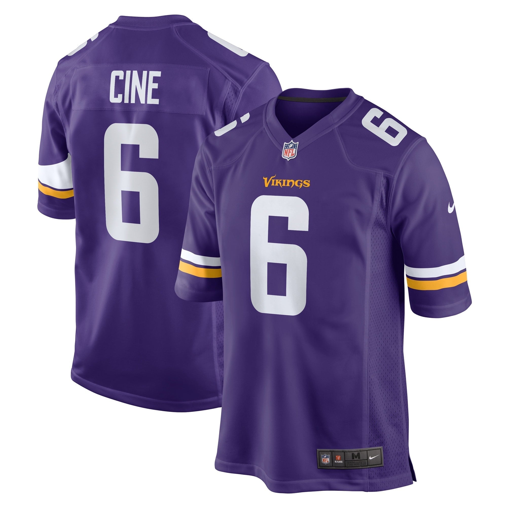 Men's Nike Lewis Cine Purple Minnesota Vikings Game Player Jersey - PersonalJerseys