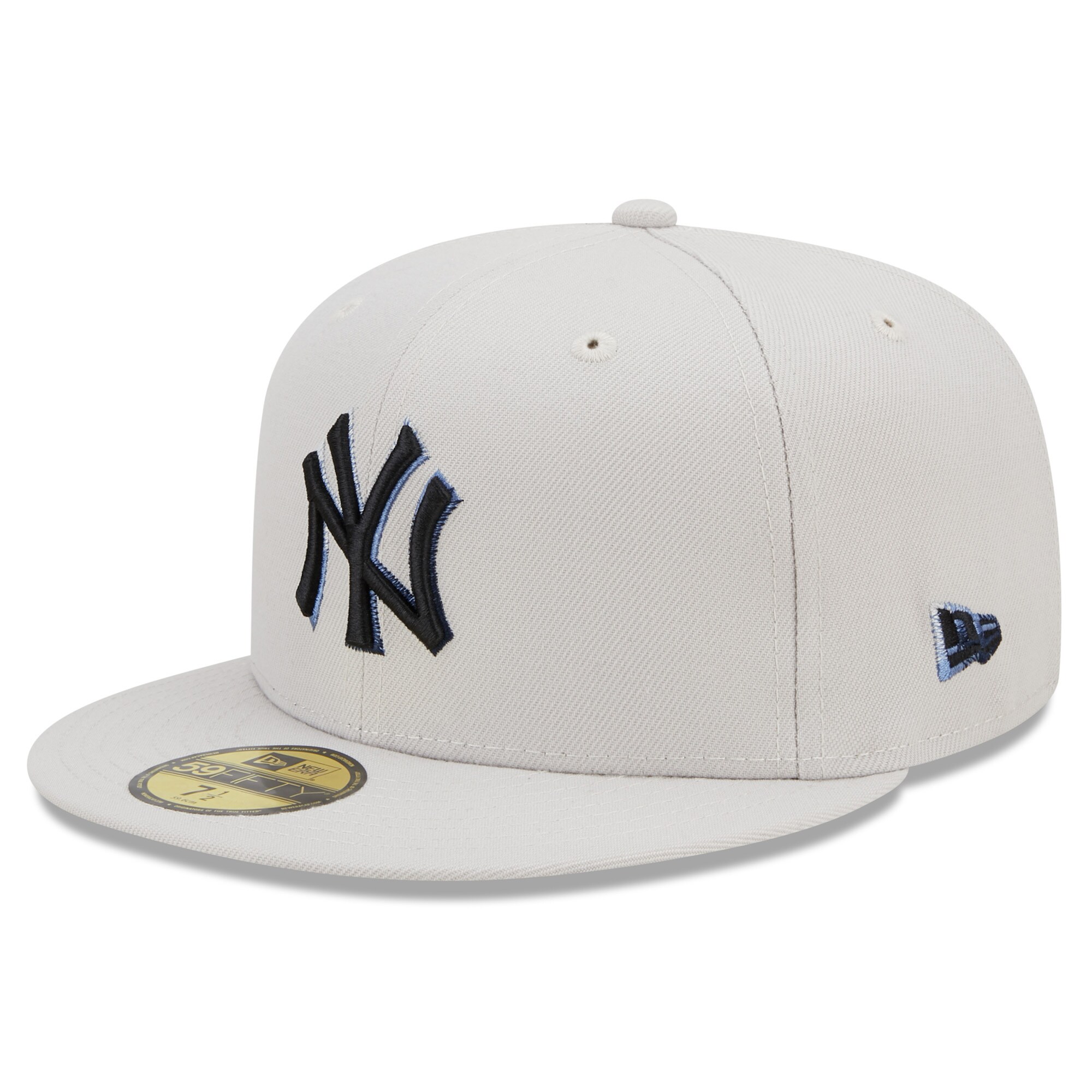 New York Yankees New Era Stone Dim Undervisor 59FIFTY Fitted Hat - Khaki - PersonalJerseys