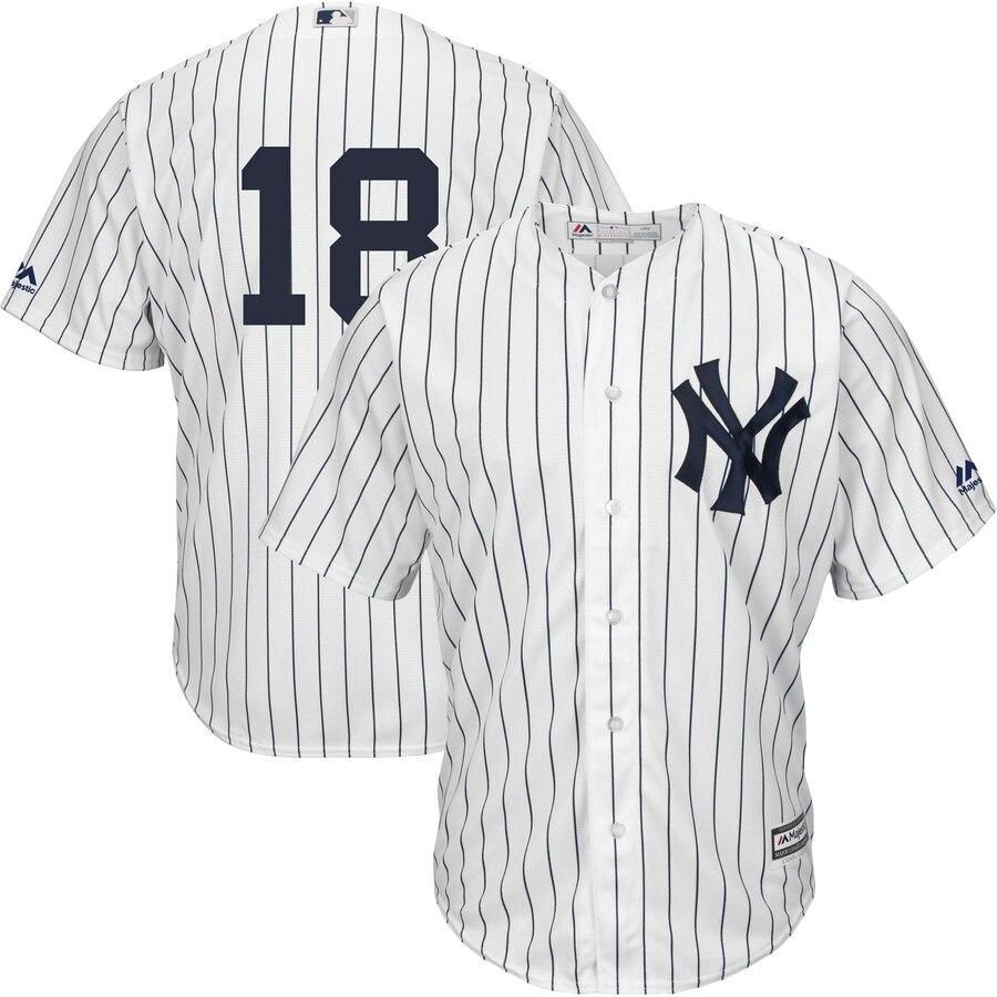 Didi Gregorius New York Yankees Majestic Home Official Cool Base Player Jersey - White - Friend Lounge Store - Shop for All Things Jerseys Sports - PersonalJerseys