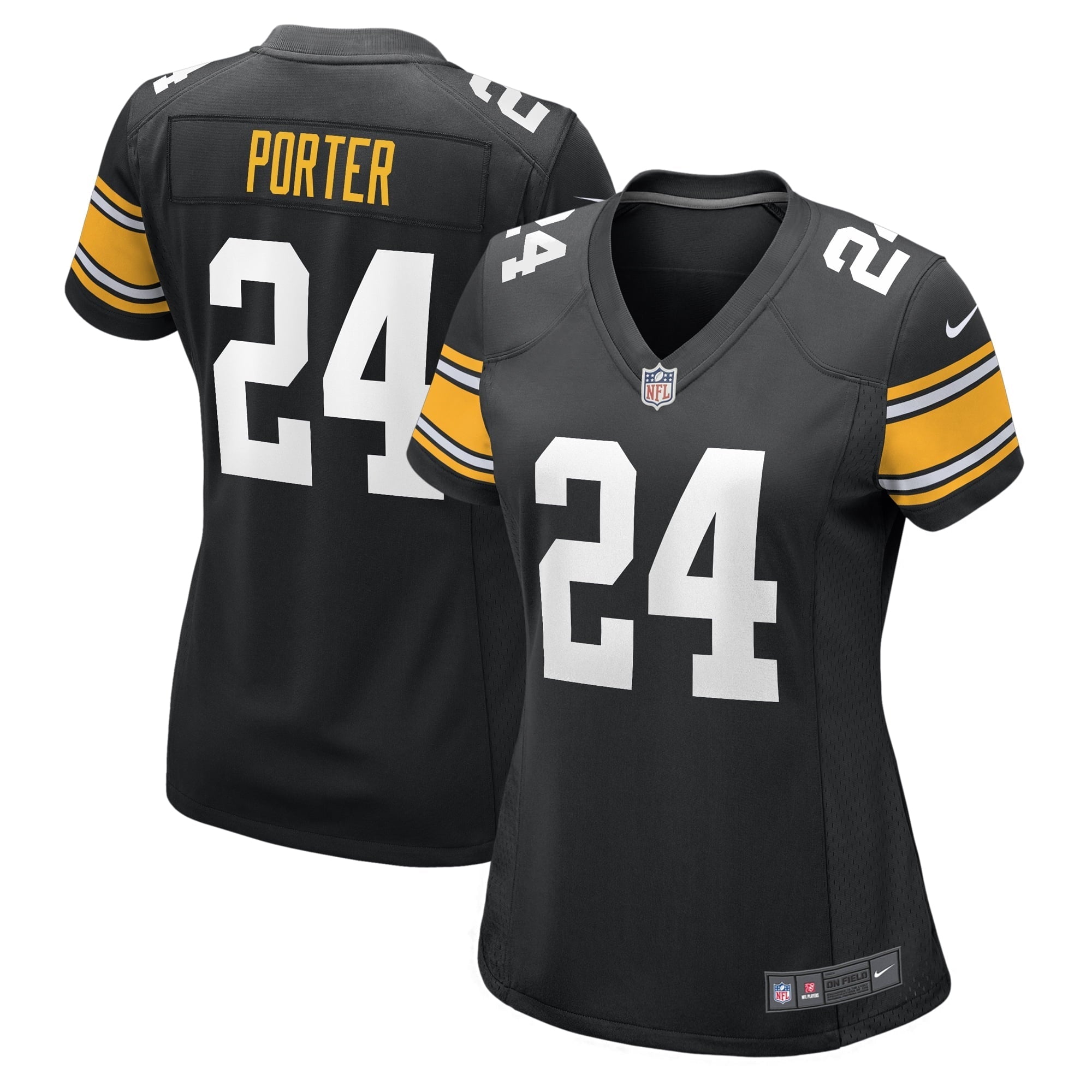 Women's Nike Joey Porter Jr. Black Pittsburgh Steelers Alternate Game Jersey - PersonalJerseys