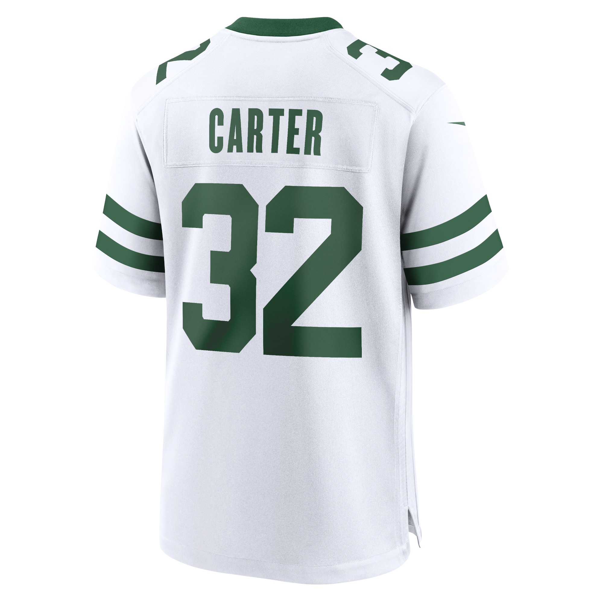 Michael Carter New York Jets Nike Legacy Player Game Jersey - White - PersonalJerseys