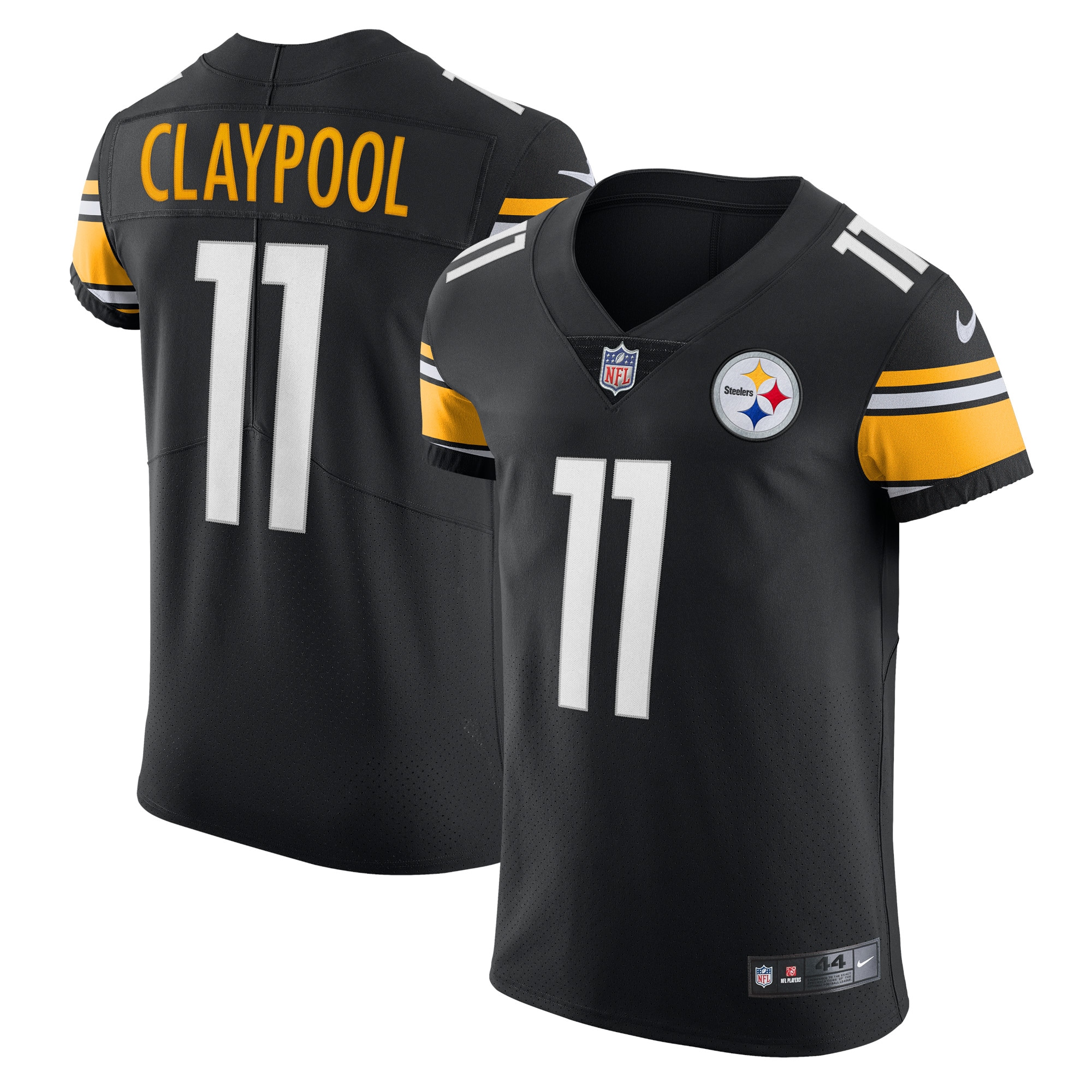 Chase Claypool Pittsburgh Steelers Nike Vapor Elite Player Jersey - Black - PersonalJerseys