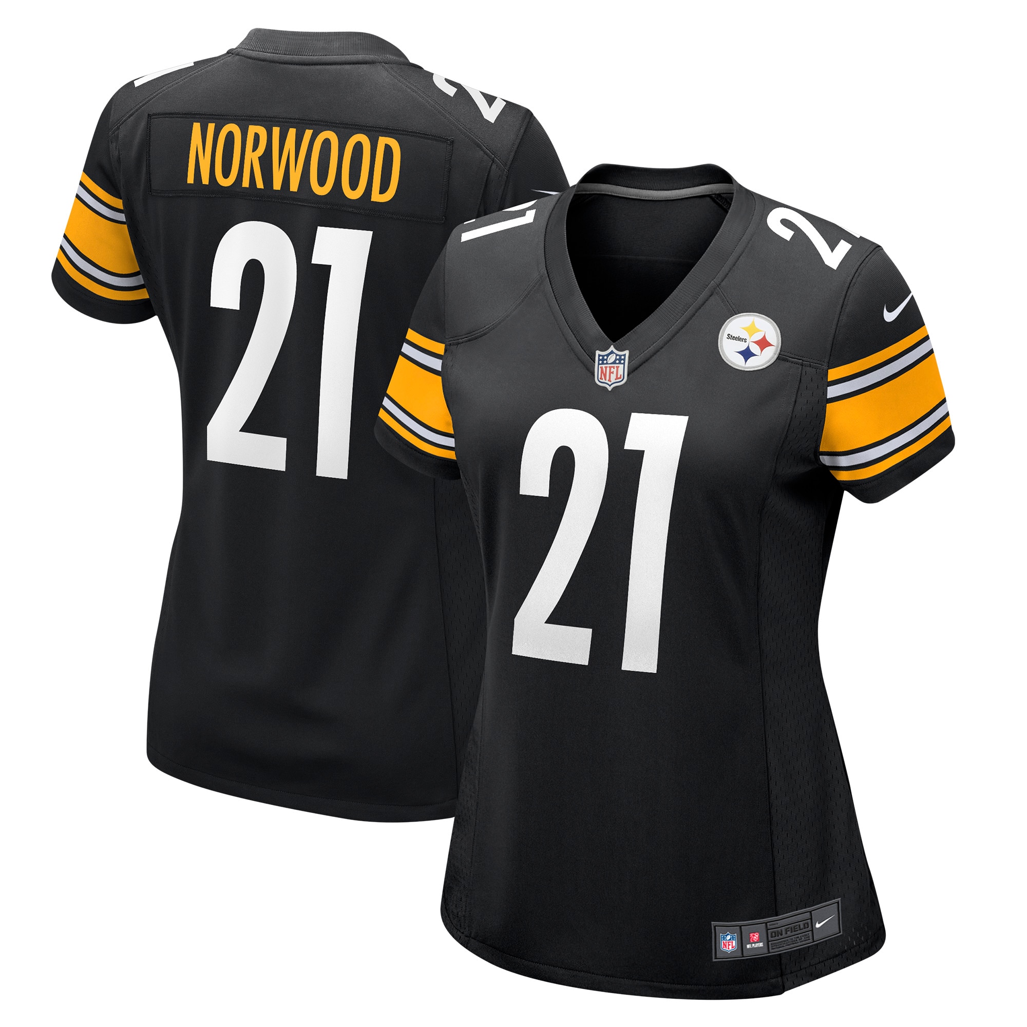 Tre Norwood Pittsburgh Steelers Nike Women's Game Jersey - Black - PersonalJerseys