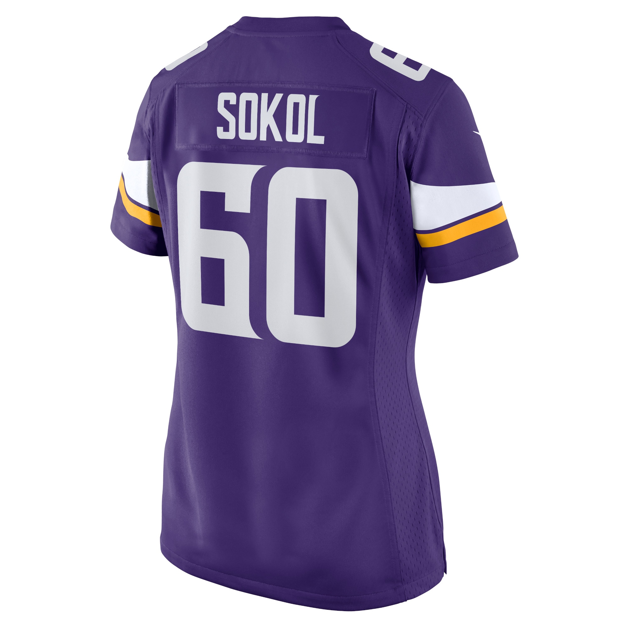 Josh Sokol Minnesota Vikings Nike Women's Home Game Player Jersey - Purple - PersonalJerseys