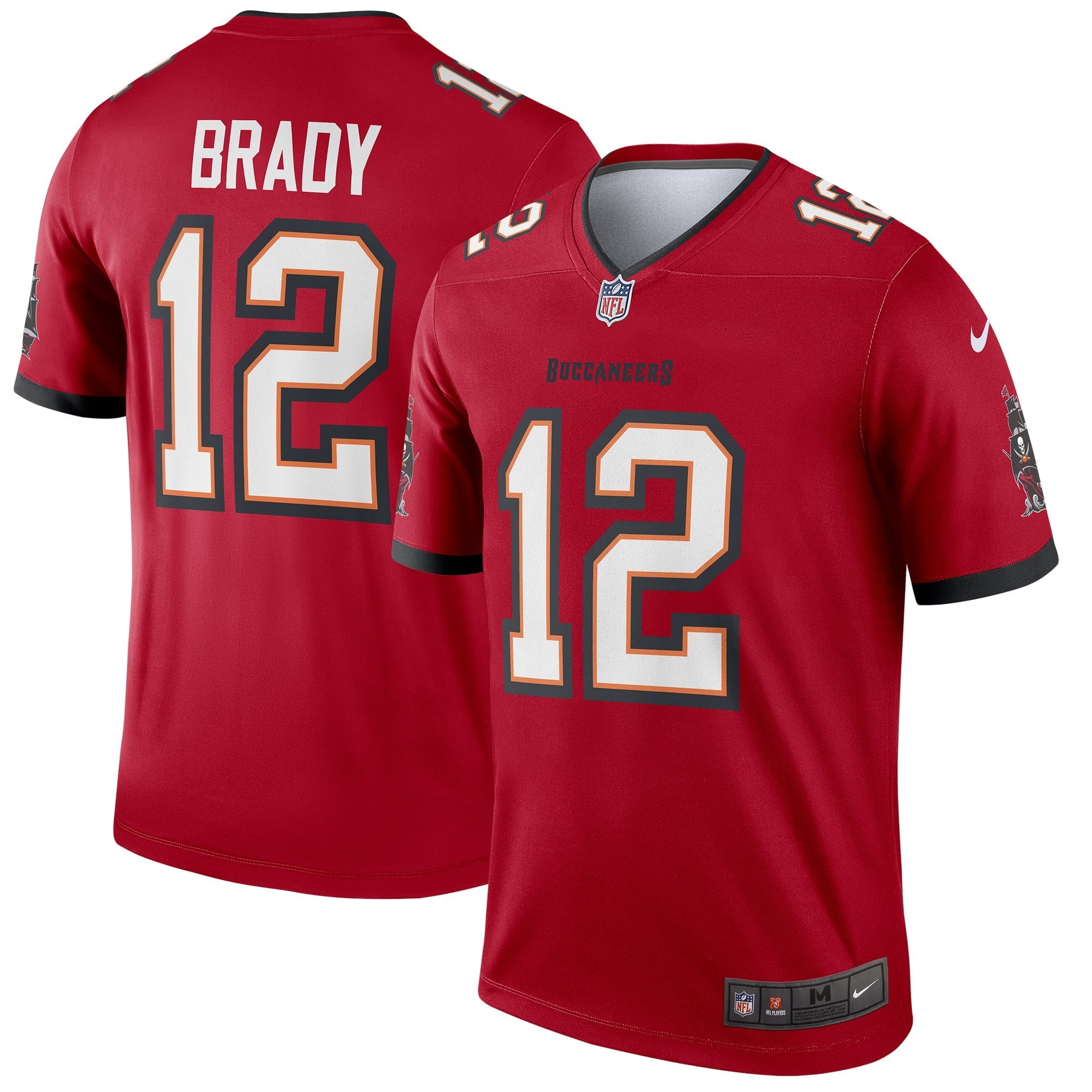 Men's Nike Tom Brady Red Tampa Bay Buccaneers Legend Jersey - PersonalJerseys