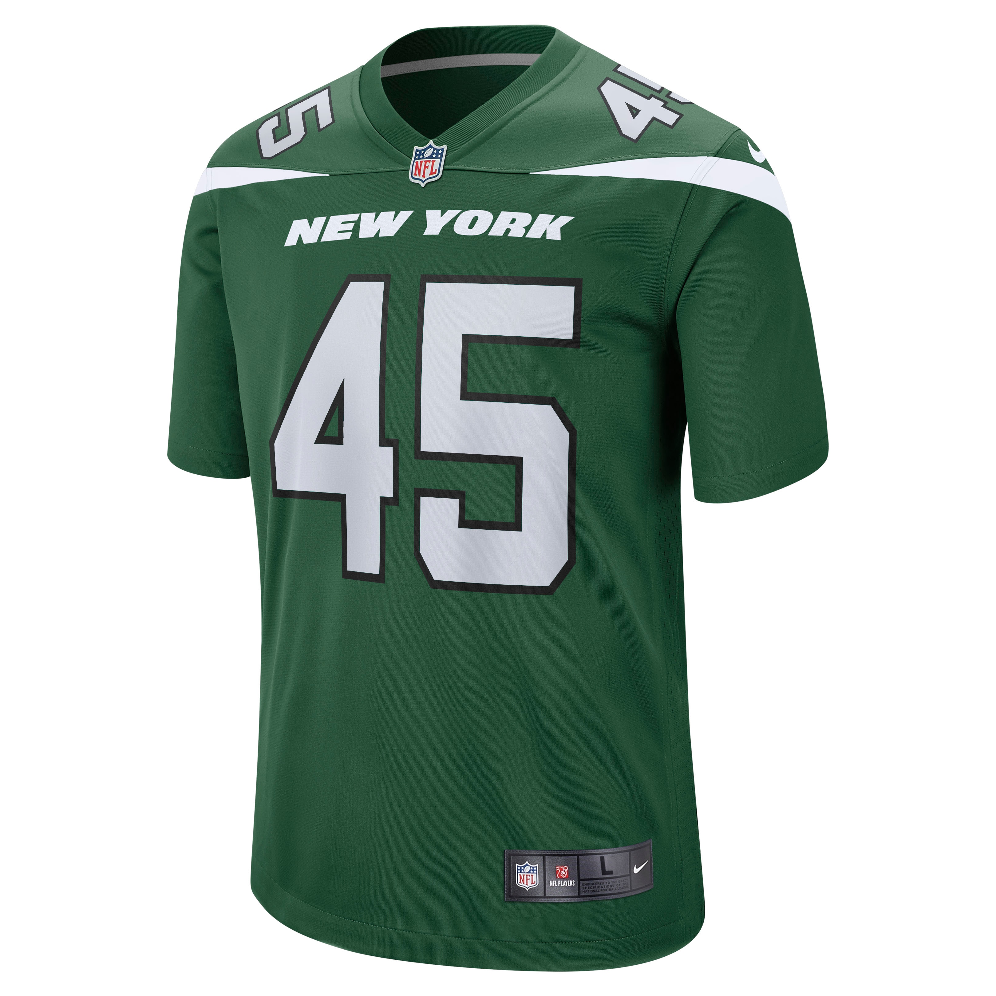 Hamsah Nasirildeen New York Jets Nike Game Jersey - Gotham Green - PersonalJerseys