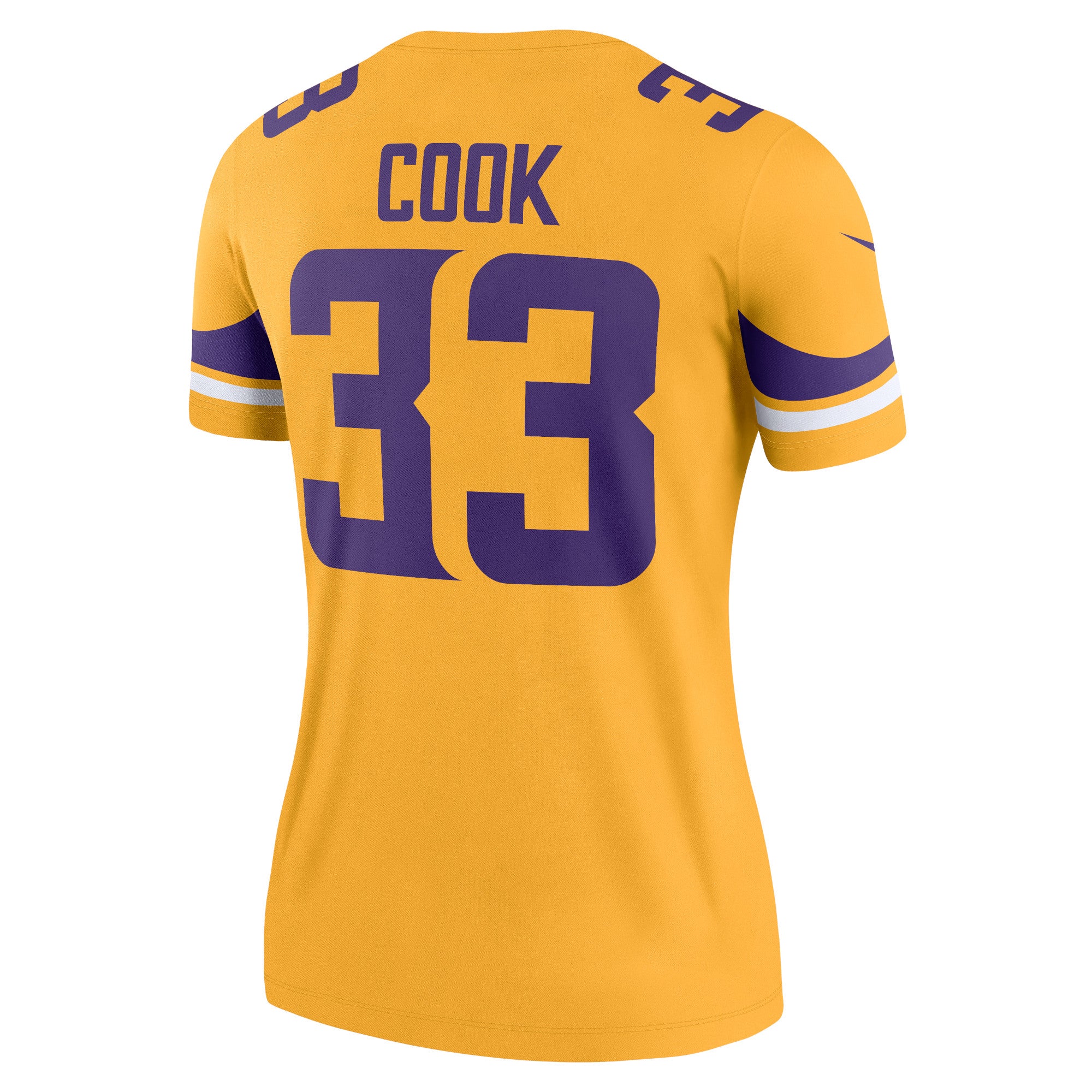 Women's Nike Dalvin Cook Gold Minnesota Vikings Inverted Legend Jersey - PersonalJerseys