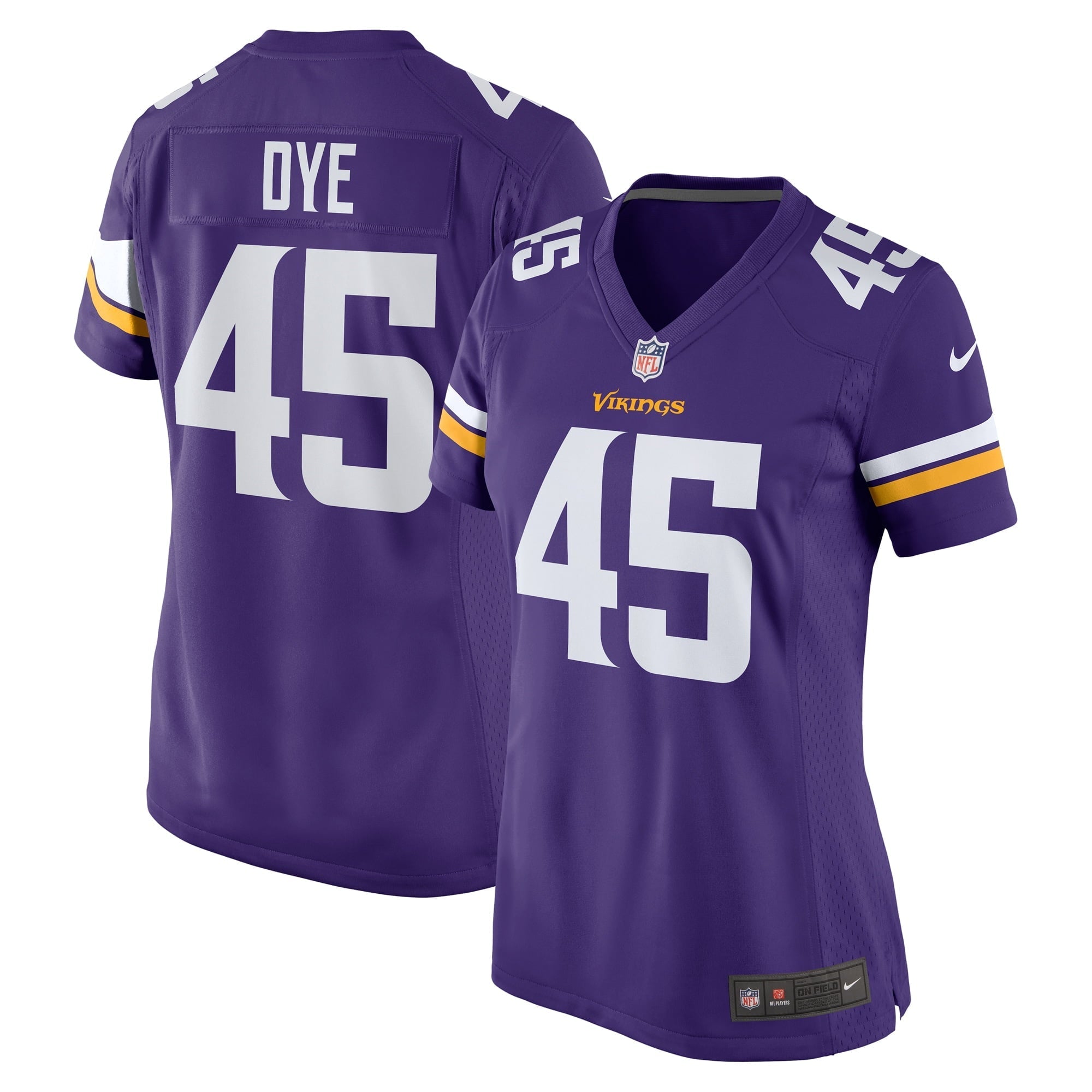 Women's Nike Troy Dye Purple Minnesota Vikings Game Jersey - PersonalJerseys