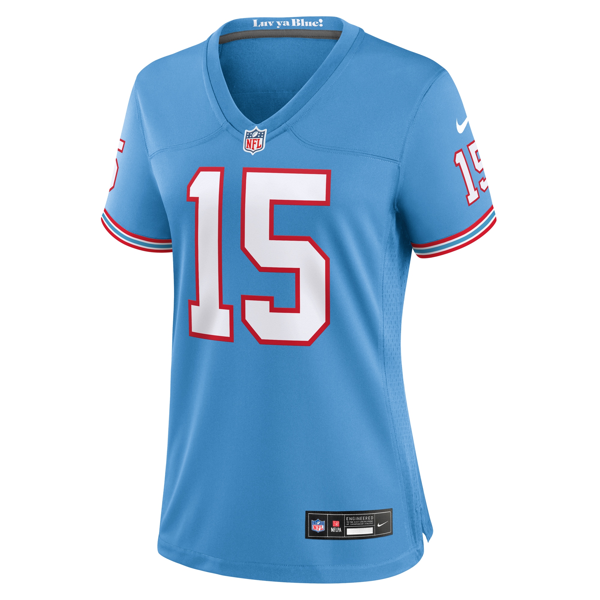 Nick Westbrook-Ikhine Tennessee Titans Nike Women's Oilers Throwback Player Game Jersey - Light Blue - PersonalJerseys