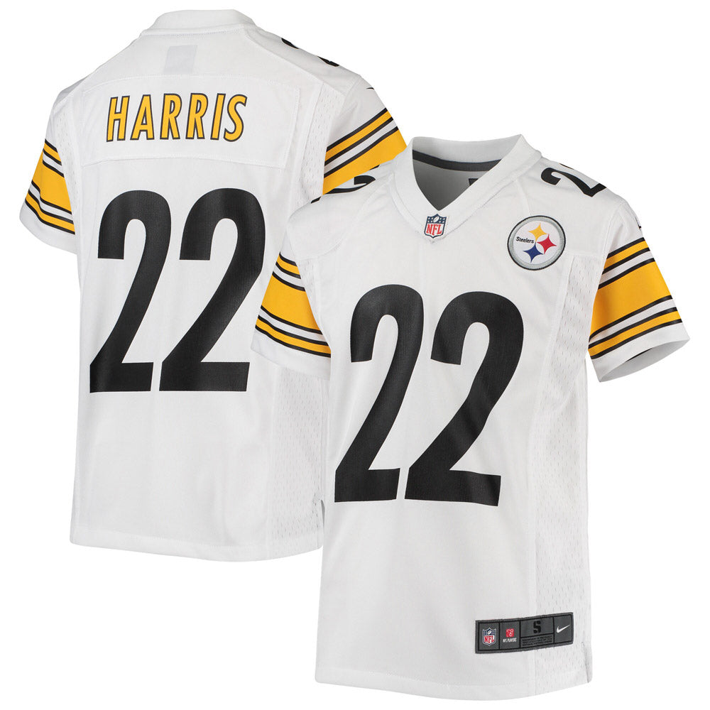 Youth Pittsburgh Steelers Najee Harris Game Jersey- White - PersonalJerseys