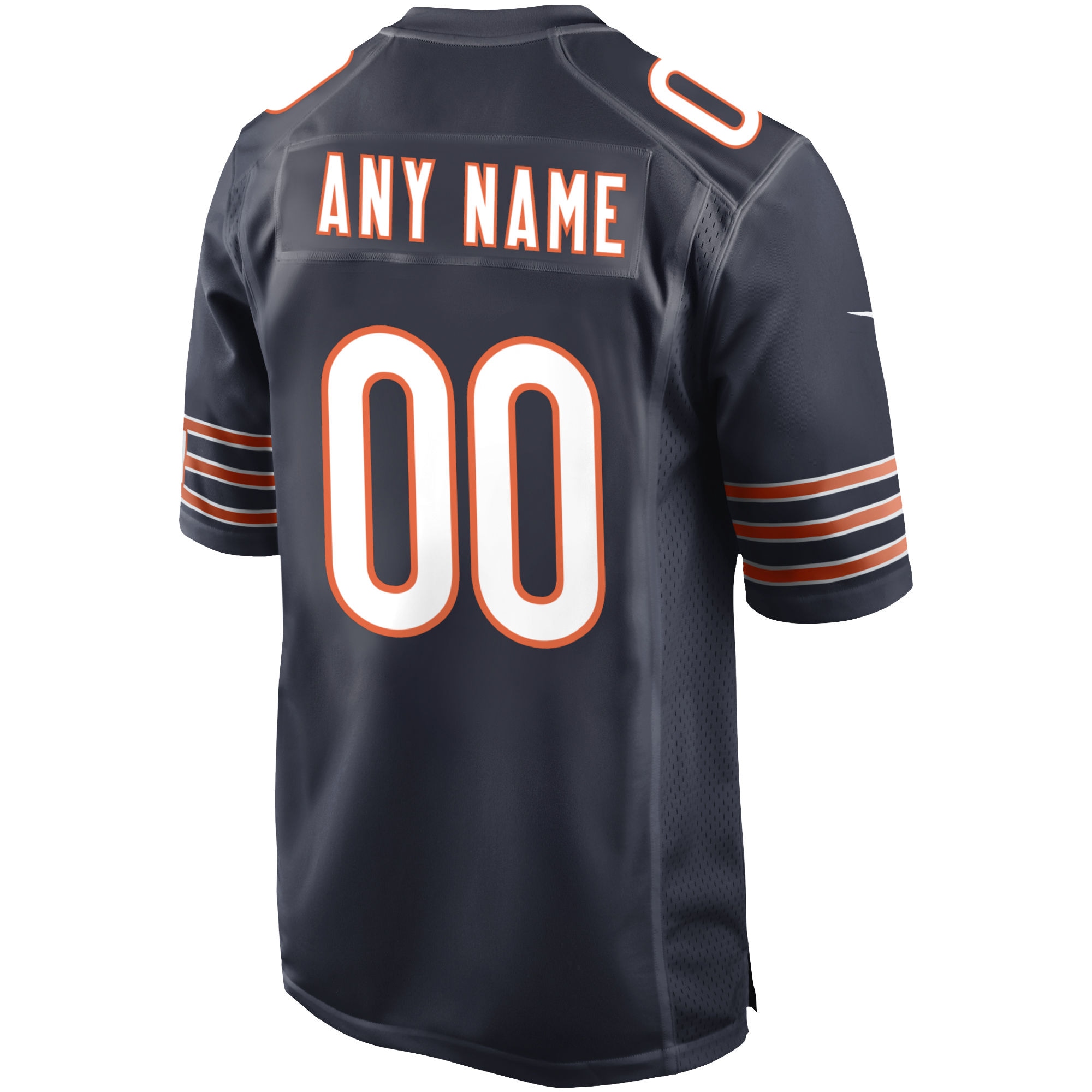 Chicago Bears Nike Custom Game Jersey - Navy - PersonalJerseys