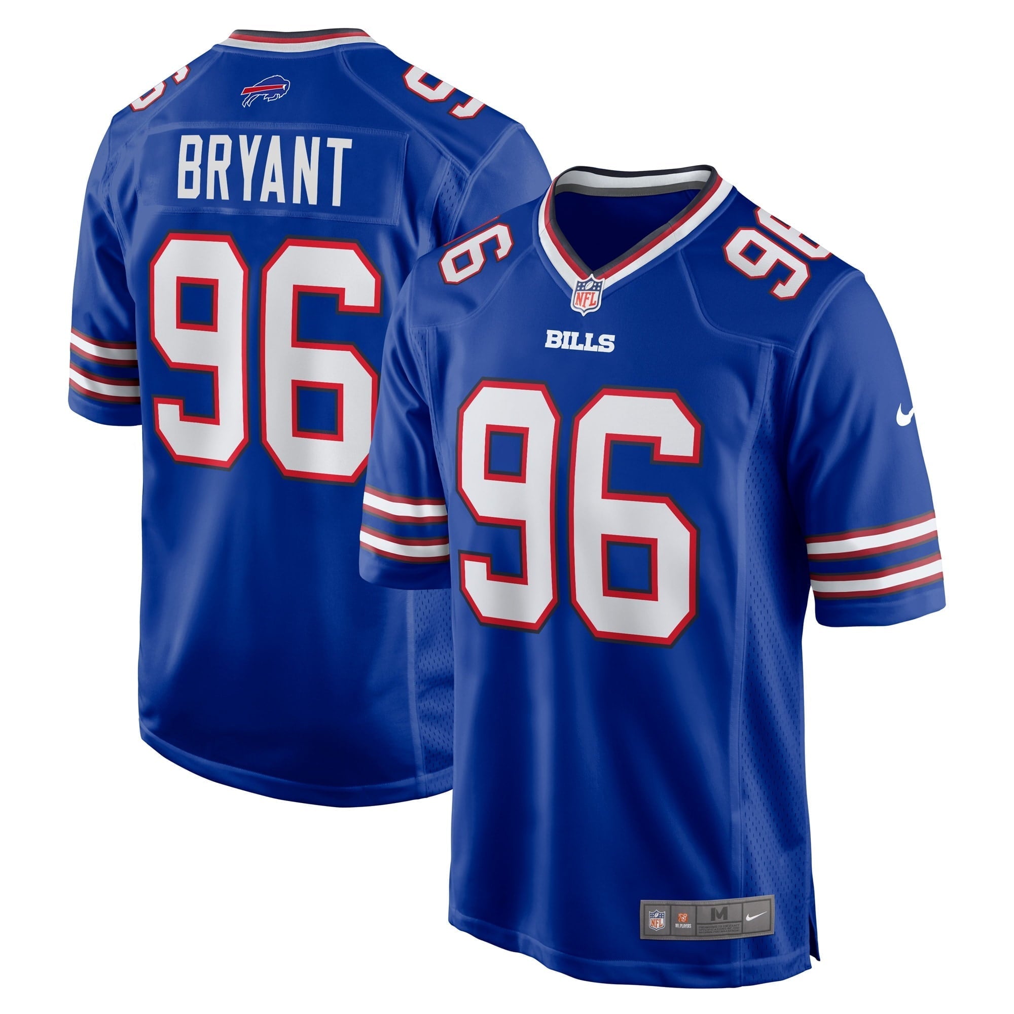 Men's Nike Brandin Bryant Royal Buffalo Bills Home Game Player Jersey - PersonalJerseys