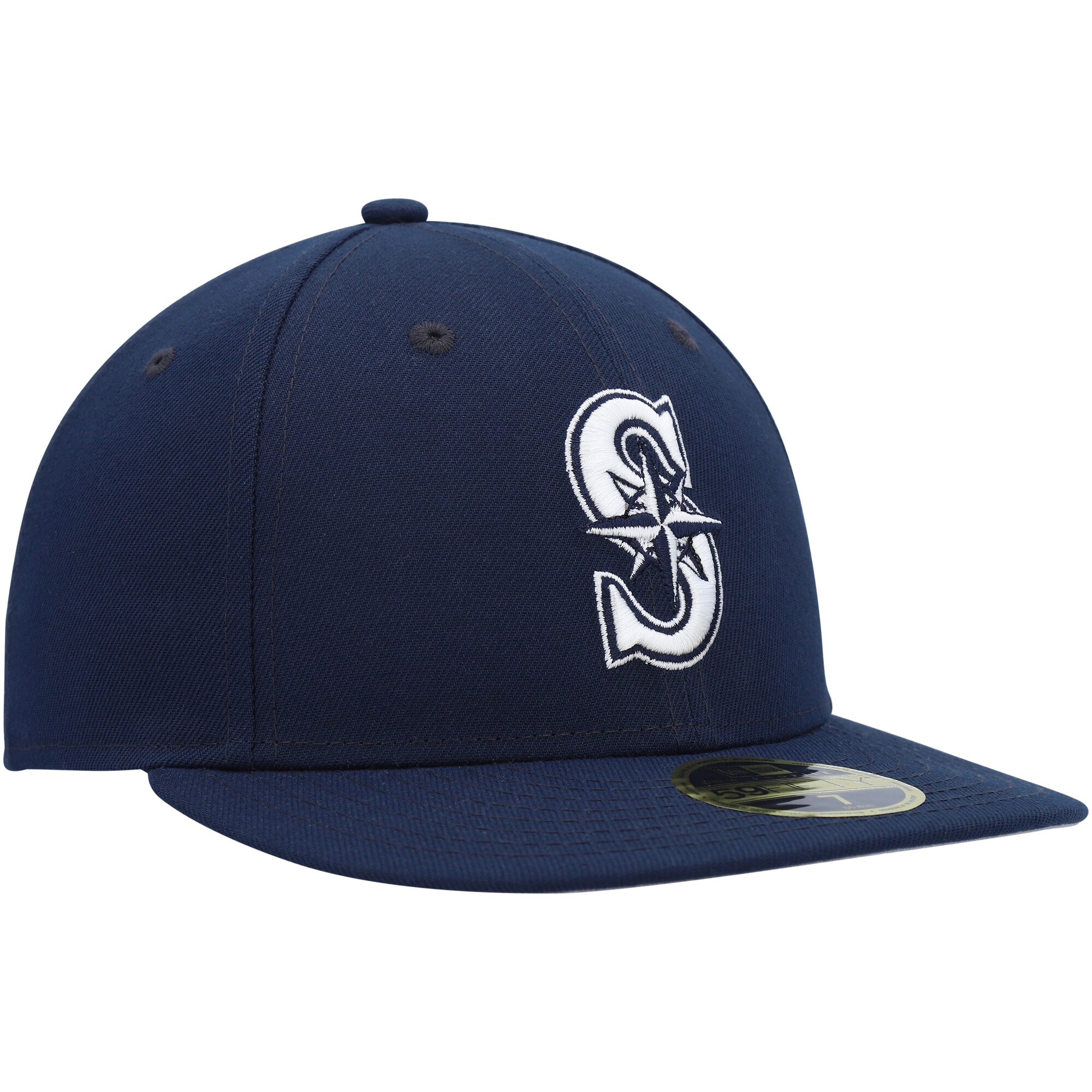 Seattle Mariners New Era Oceanside Low Profile 59FIFTY Fitted Hat - Navy - PersonalJerseys